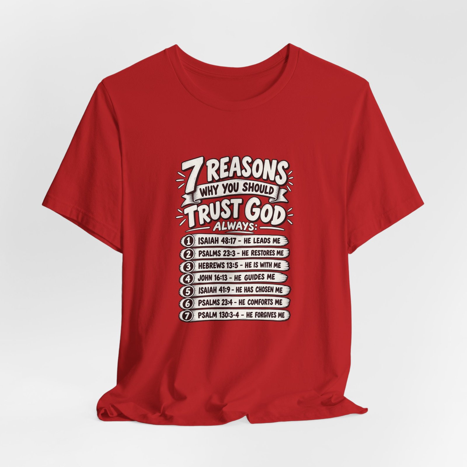 Seven Reasons to Trust God Always Scripture Encouragement - Image 48