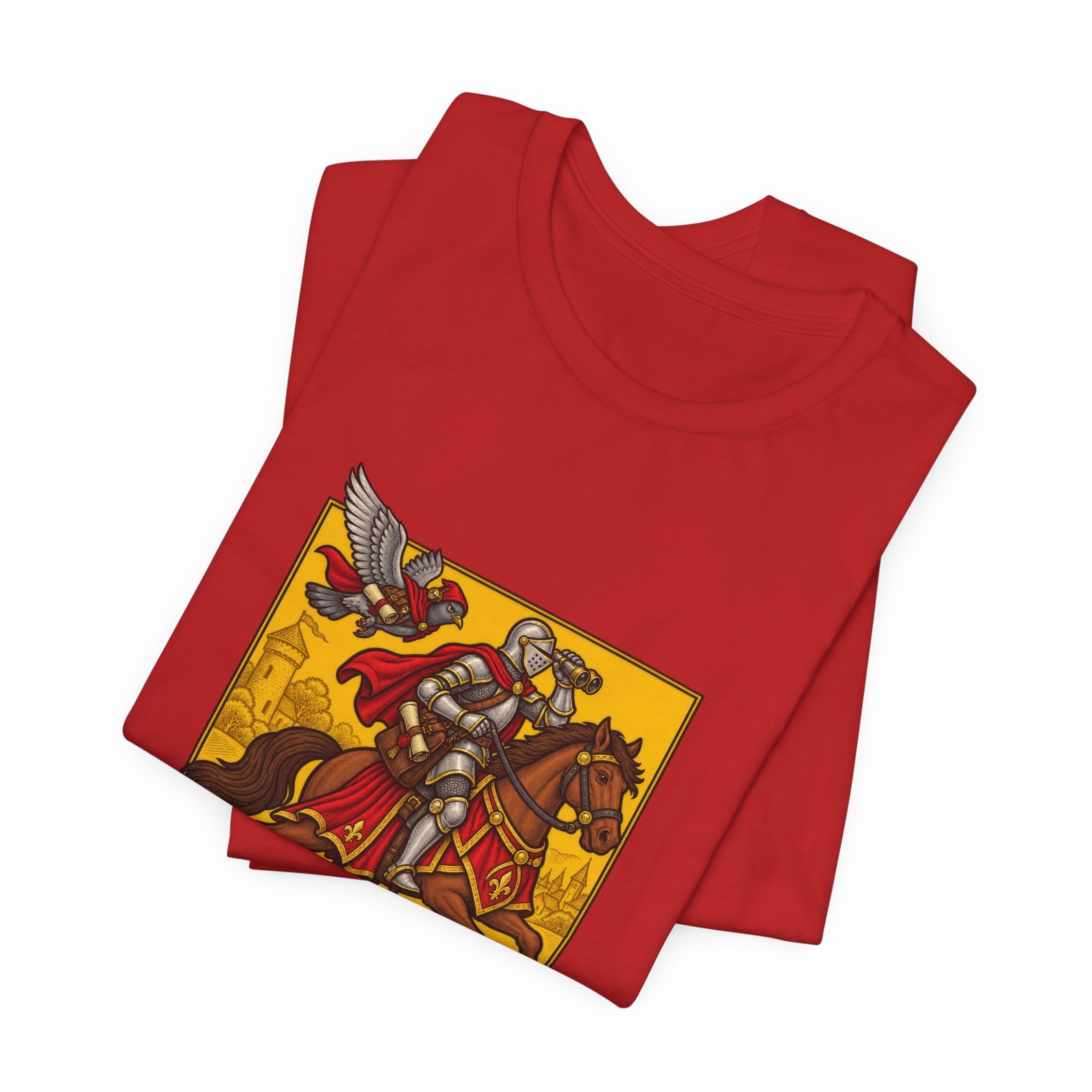 Sir Veillance Pigeon Medieval Knight Binoculars Design - Image 47