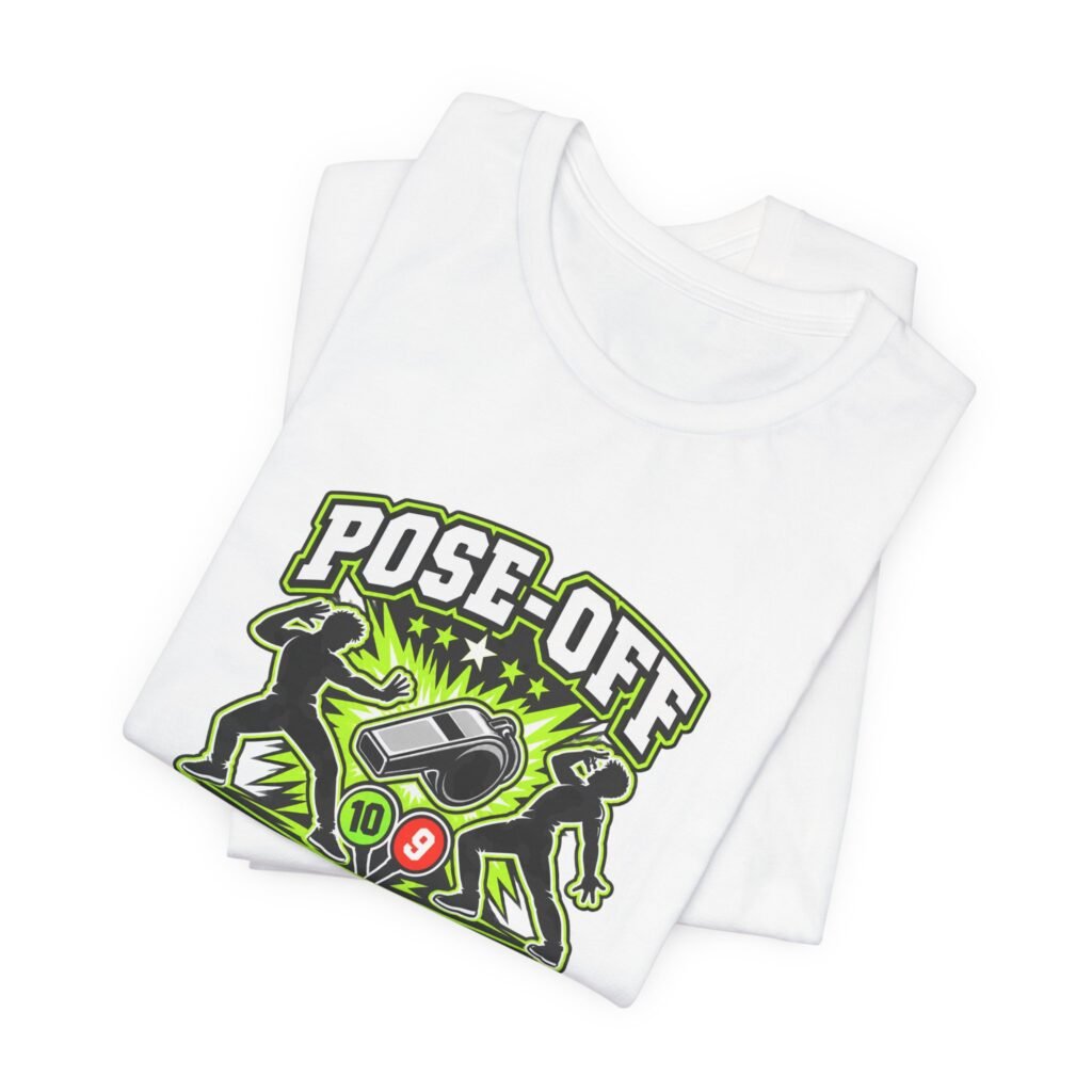 Pose-Off Referee Cringe Competition Scores Graphic Tee