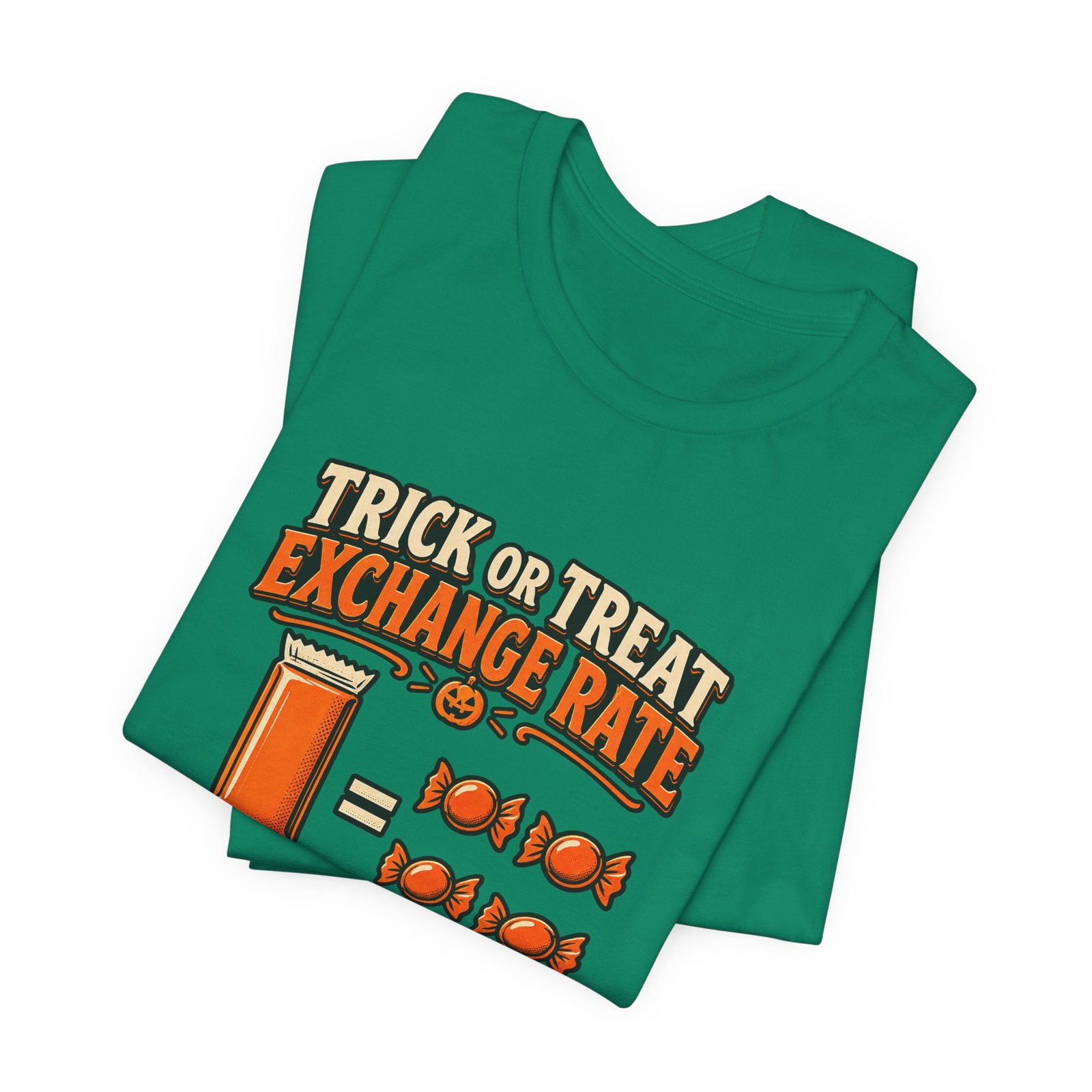 Trick Treat Candy Exchange Rate Halloween Graphic Tee - Image 27