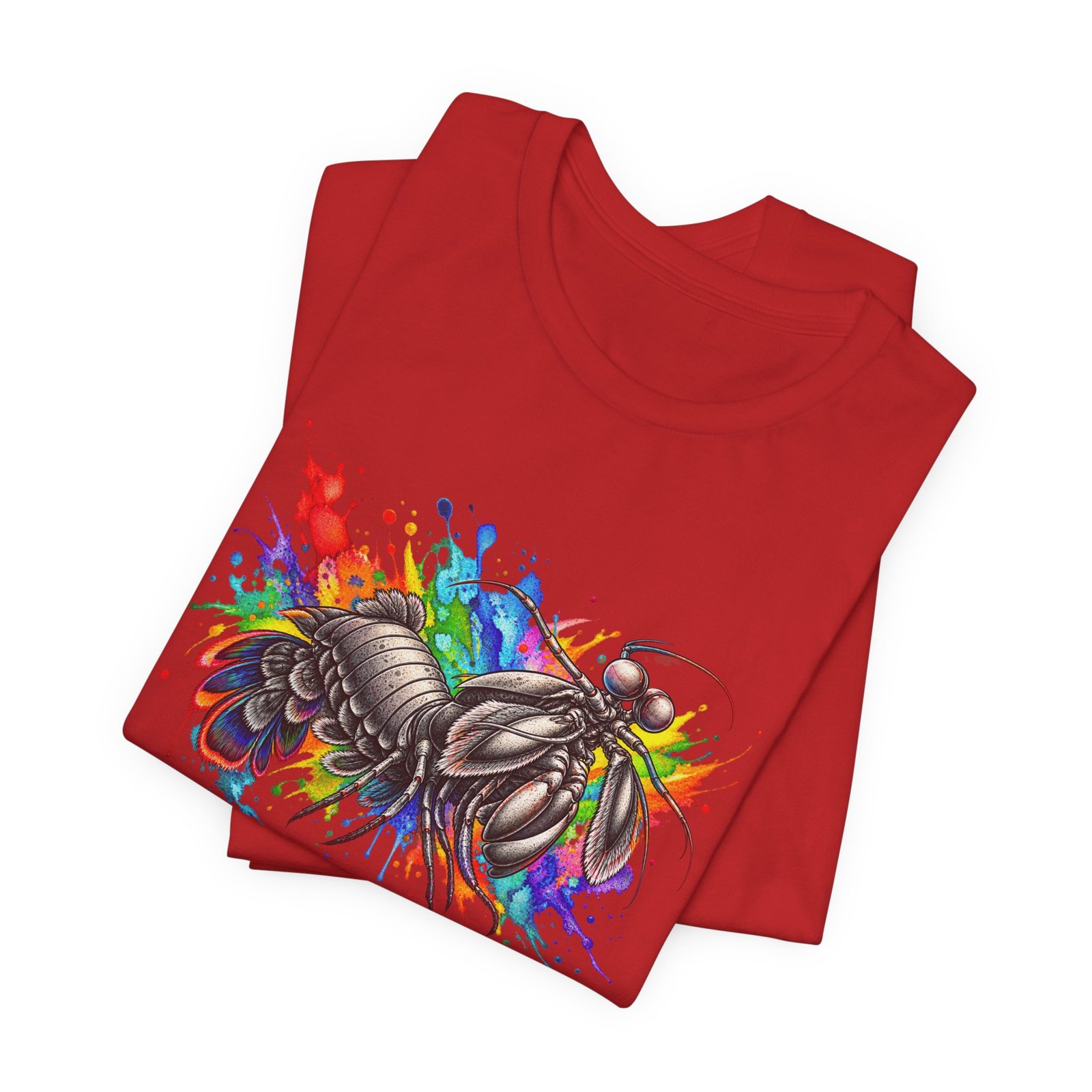 Rainbow Mantis Shrimp Graphic Tee - Image 47