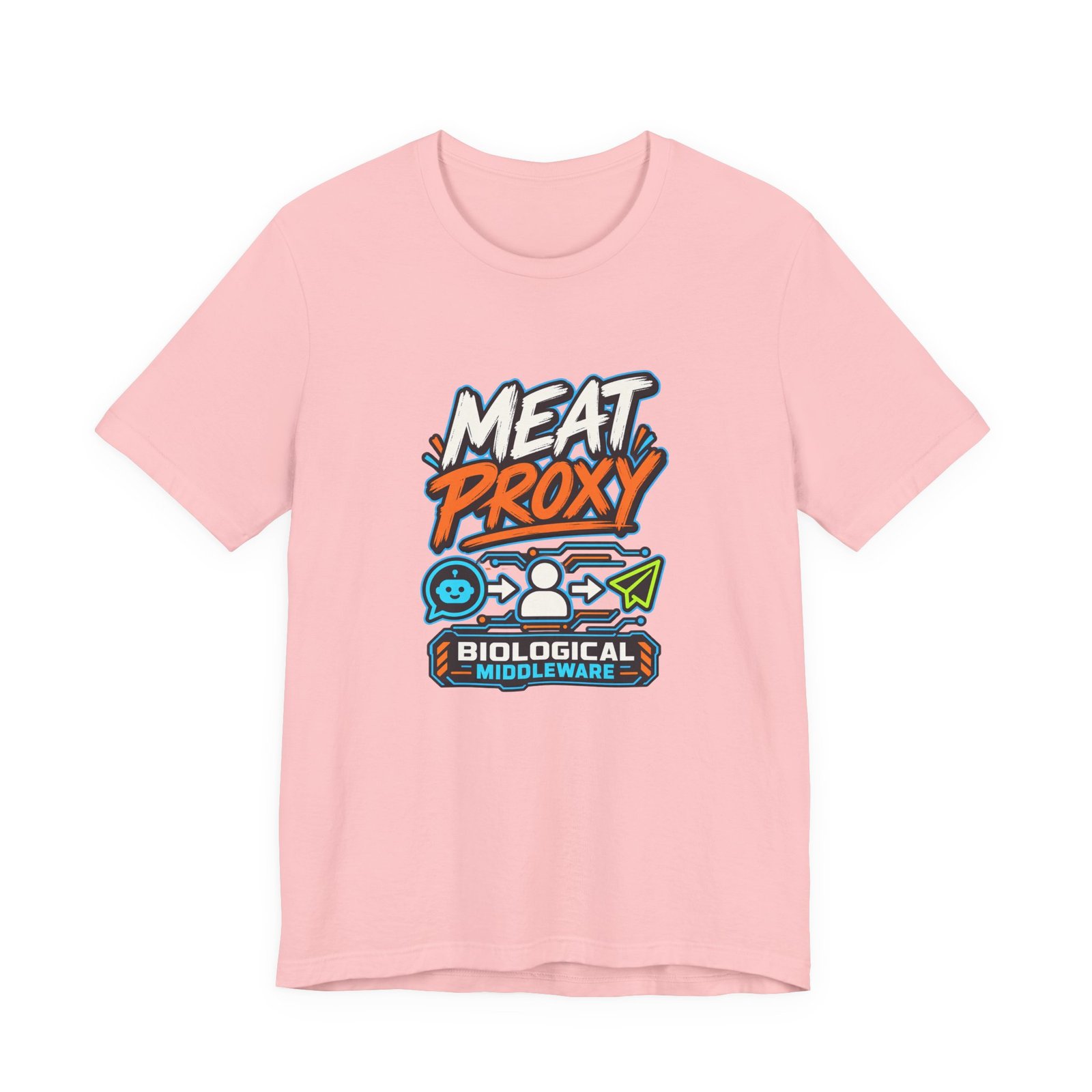 Meat Proxy Human AI Relay Graphic Tee - Image 41