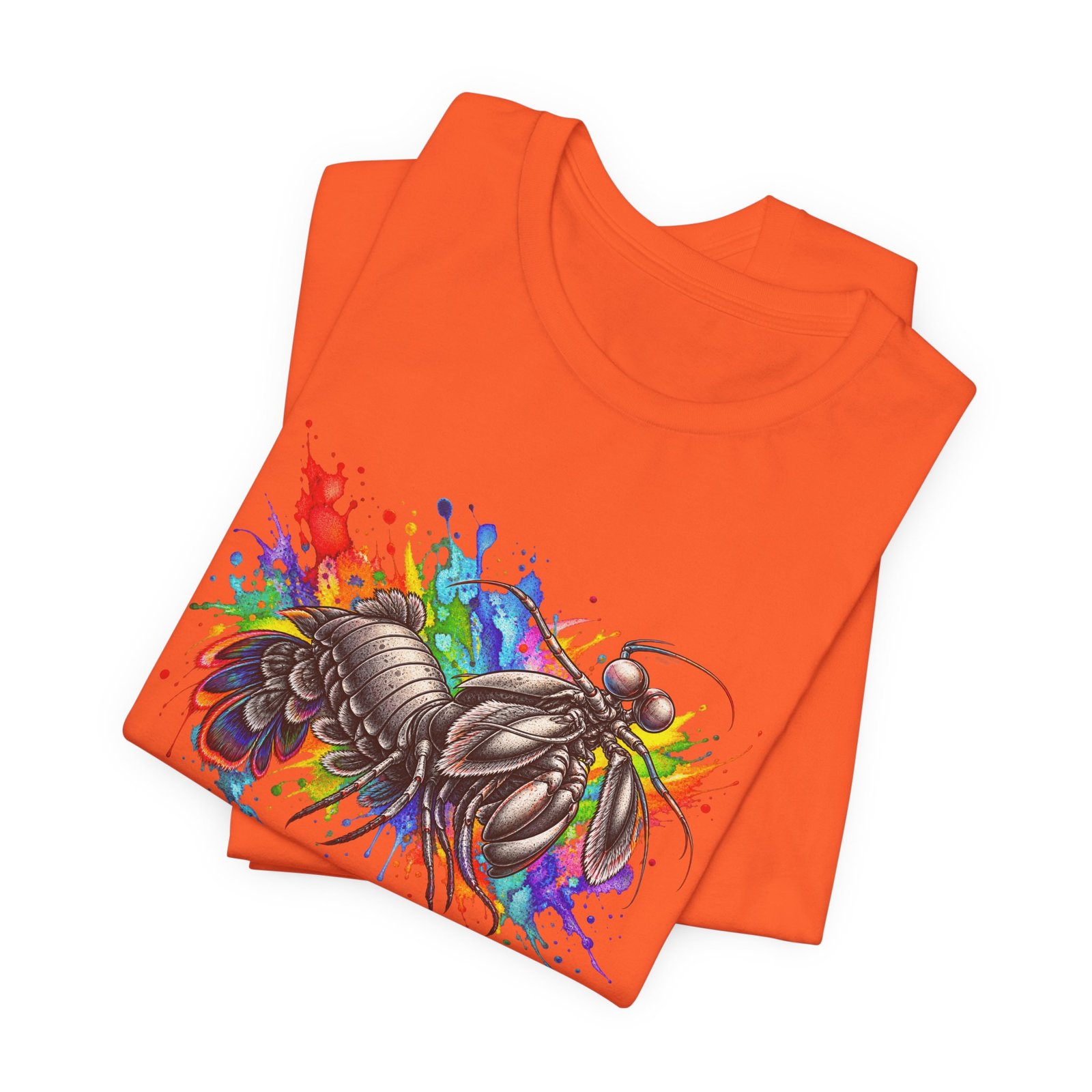 Rainbow Mantis Shrimp Graphic Tee - Image 7