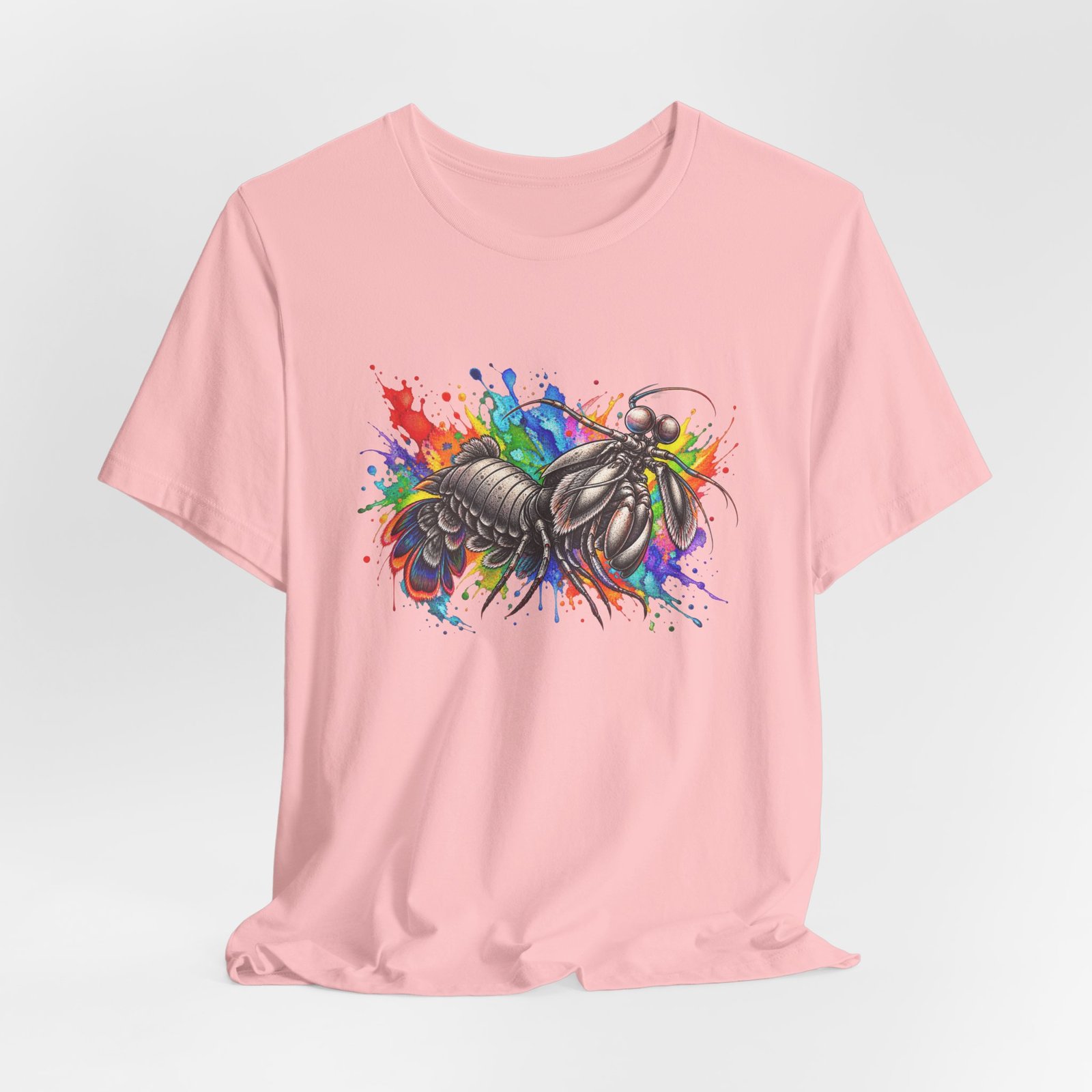 Rainbow Mantis Shrimp Graphic Tee - Image 44