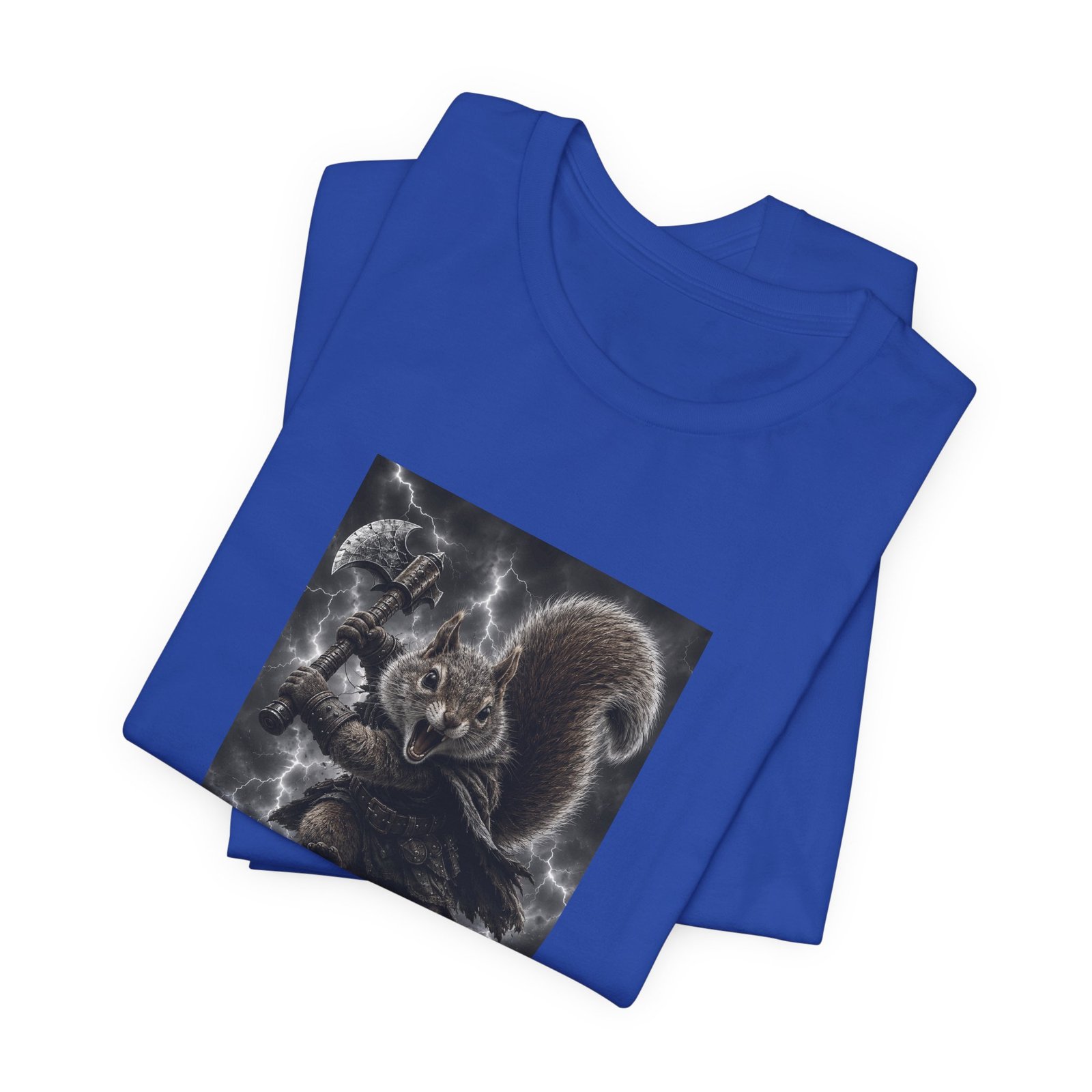 Epic Squirrel Warrior With Axe Graphic Tee - Image 31