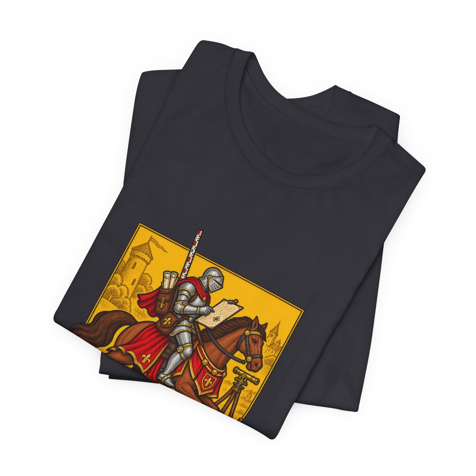 Sir Vey Says Medieval Surveyor Knight Tee - Image 23