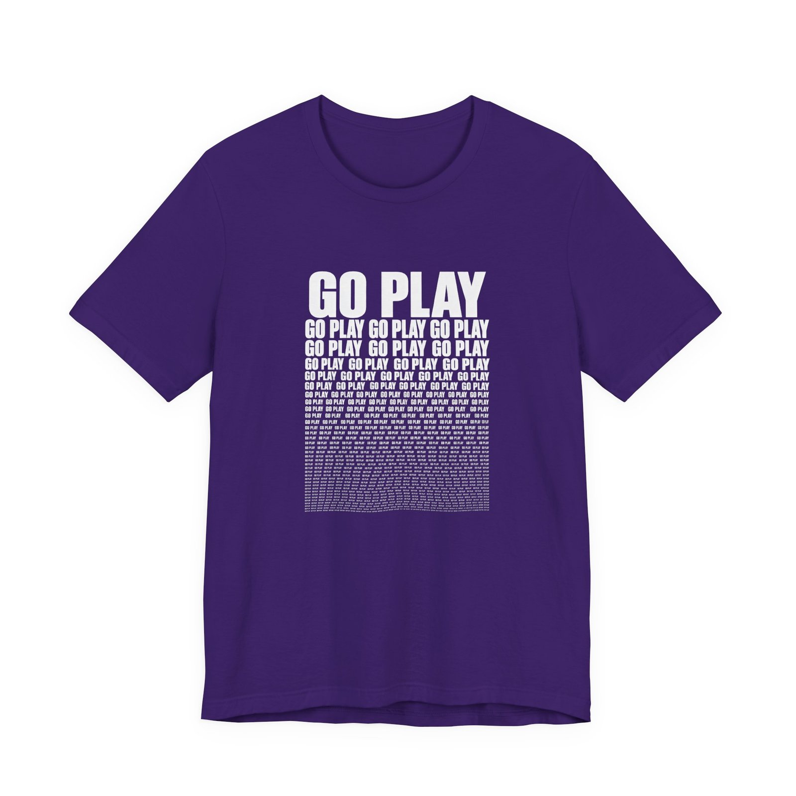 Go Play Repeating Typography Graphic Tee - Image 25