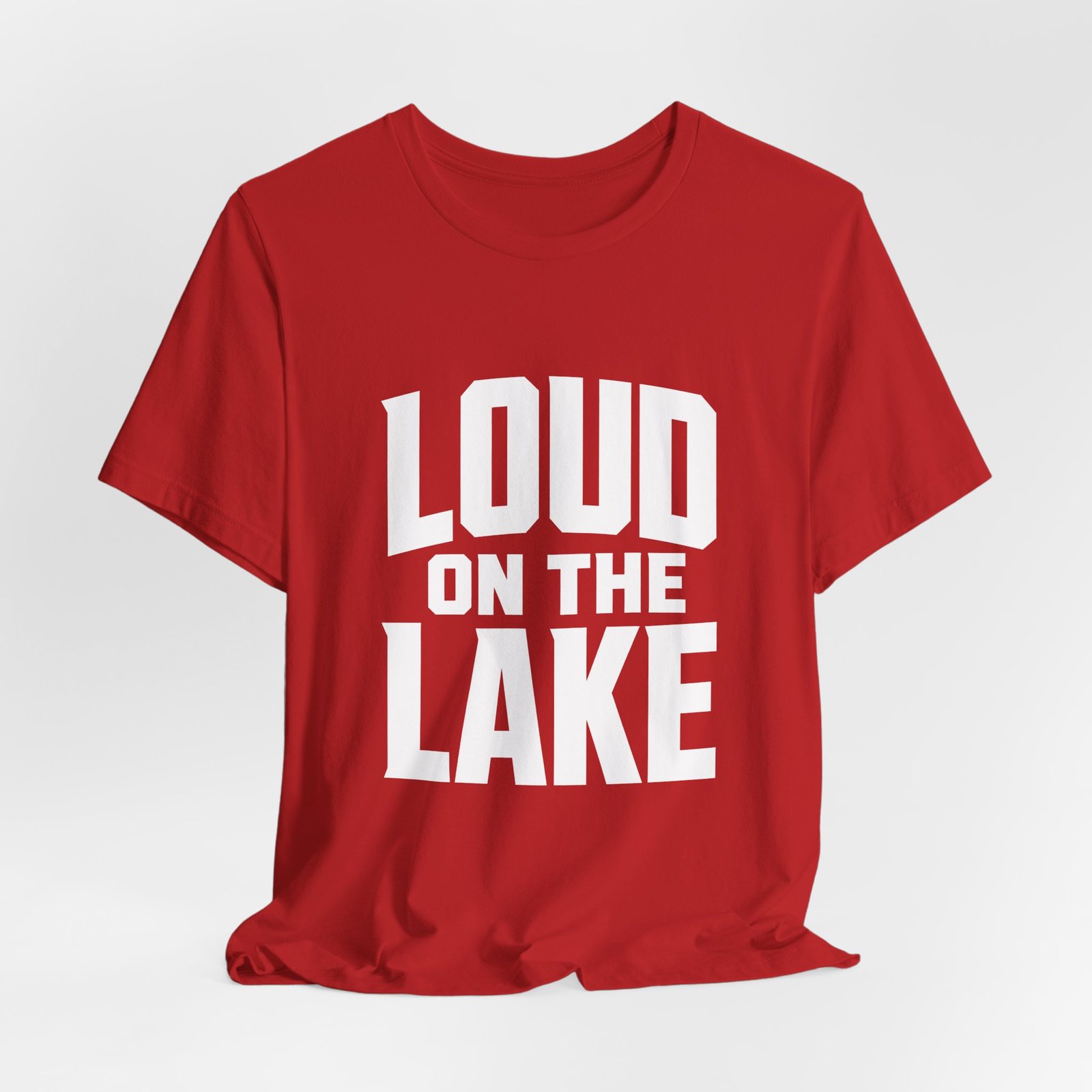Loud On Lake Party Boating Music Graphic Tee - Image 32