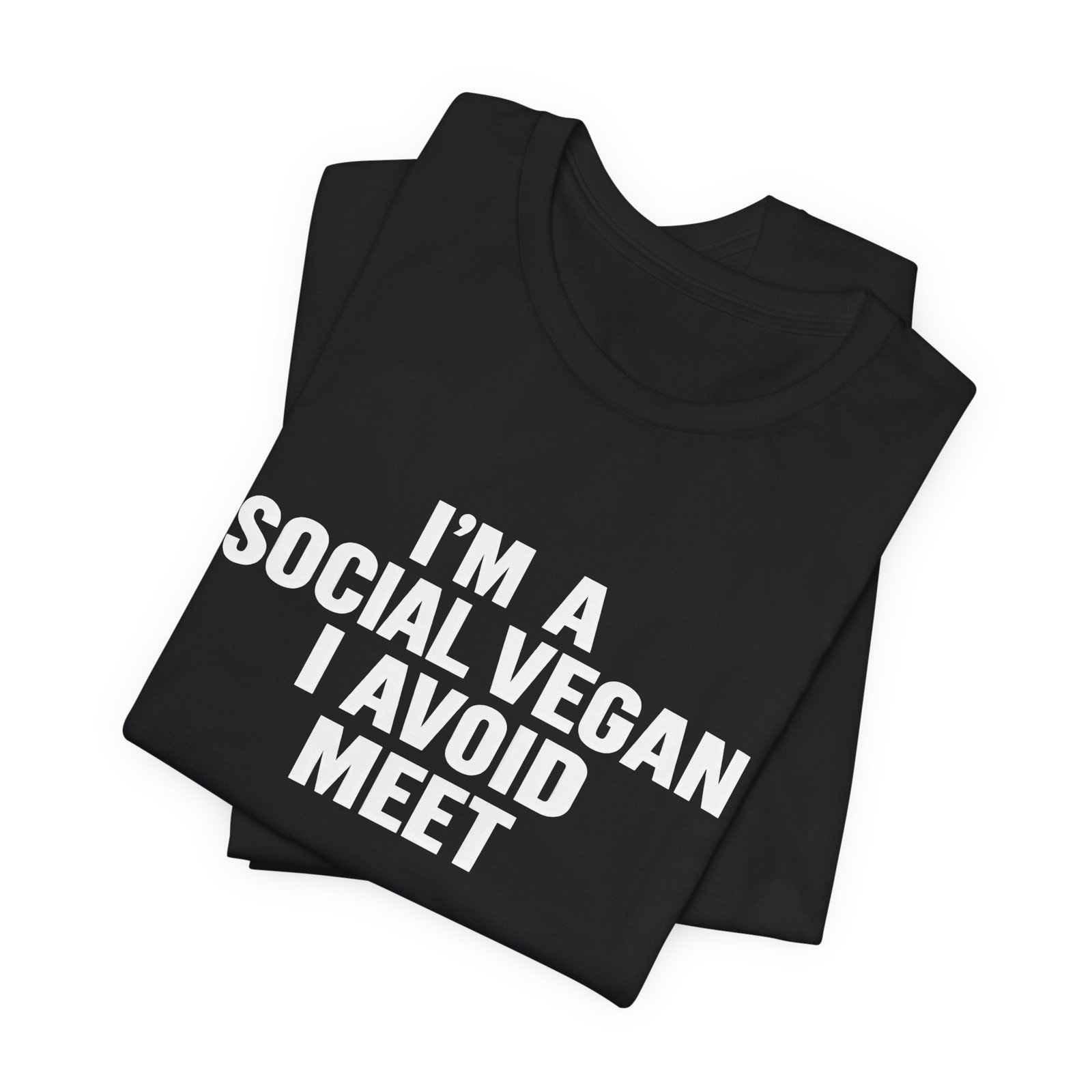 Social Vegan I Avoid Meet Wordplay - Image 7