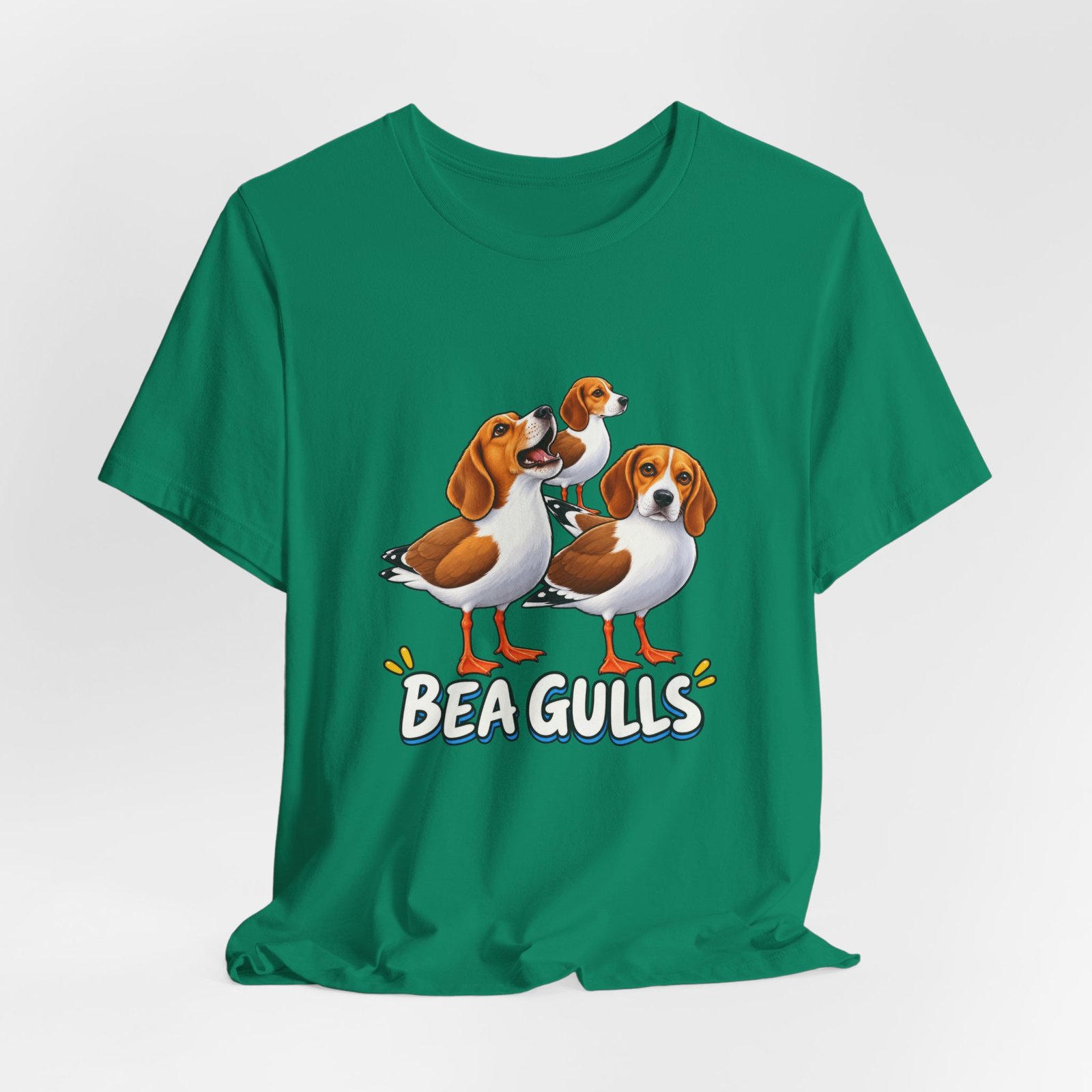 Beagulls Funny Beagle Seagull Pun Hybrid Birds Graphic Tee - Image 28