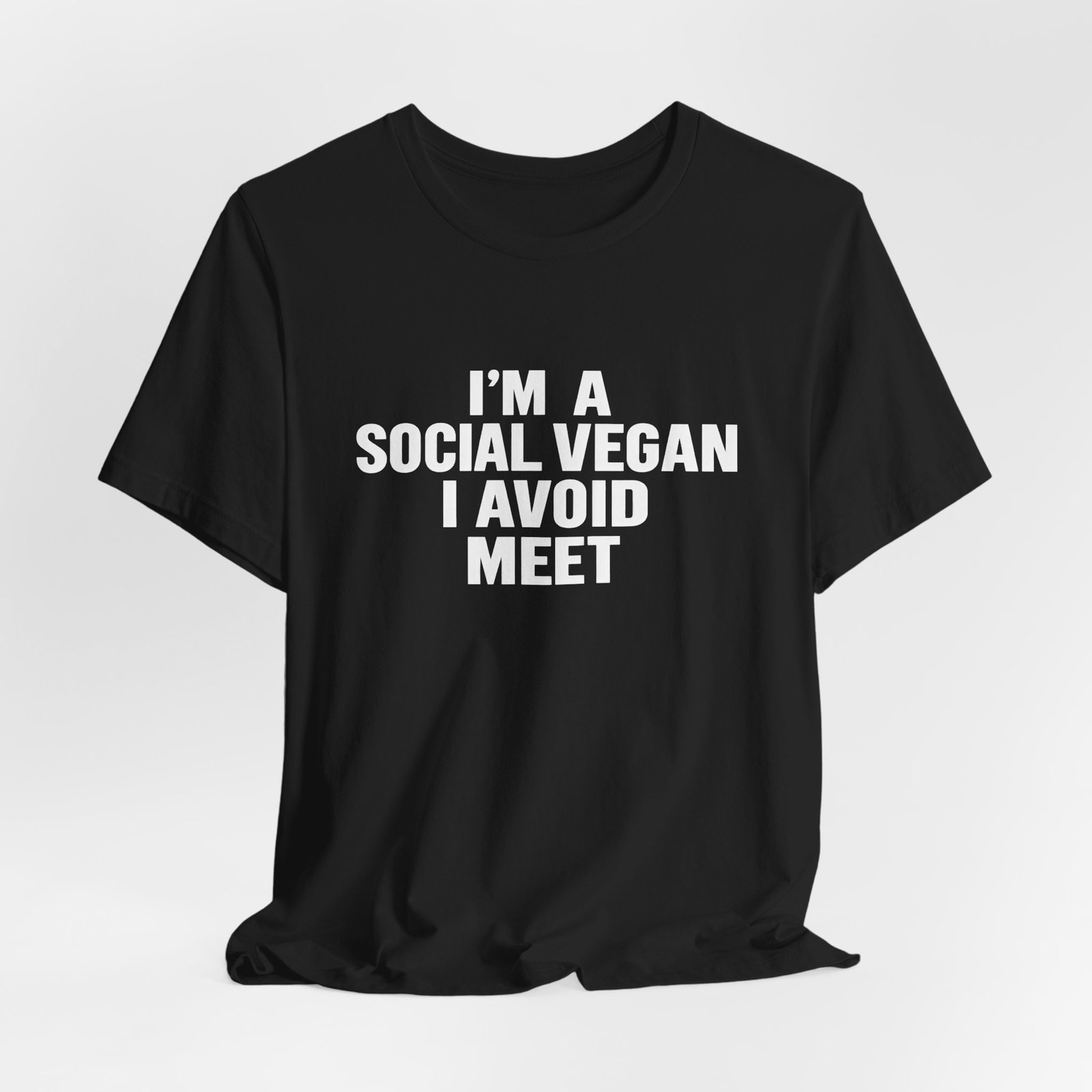 Social Vegan I Avoid Meet Wordplay - Image 8