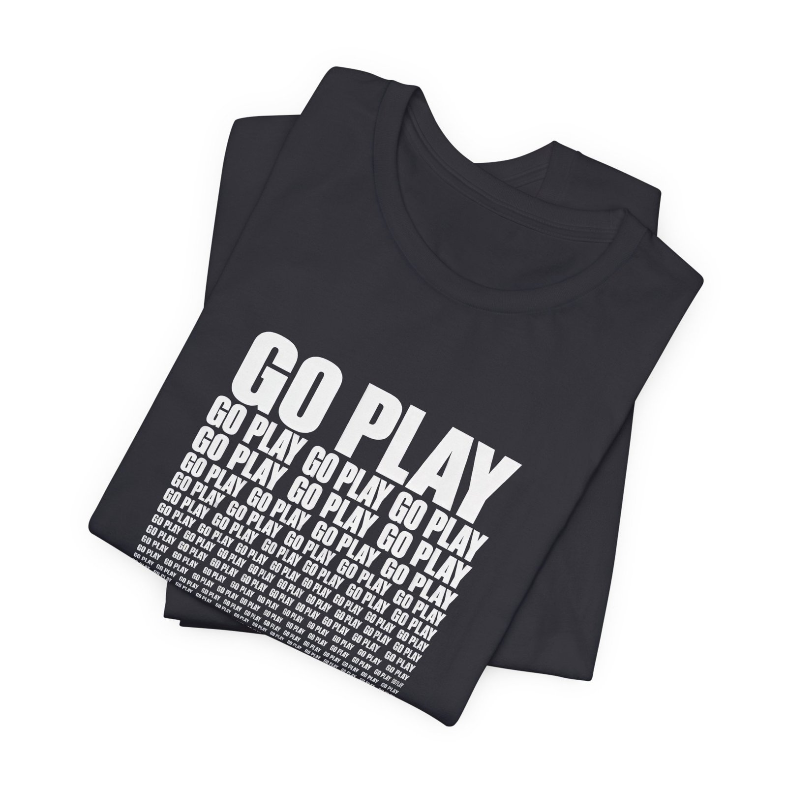 Go Play Repeating Typography Graphic Tee - Image 11