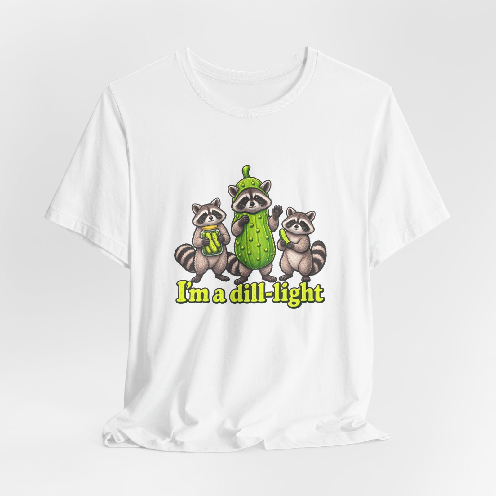 I'm a Dill-Light Raccoon Pickle Pun - Image 4