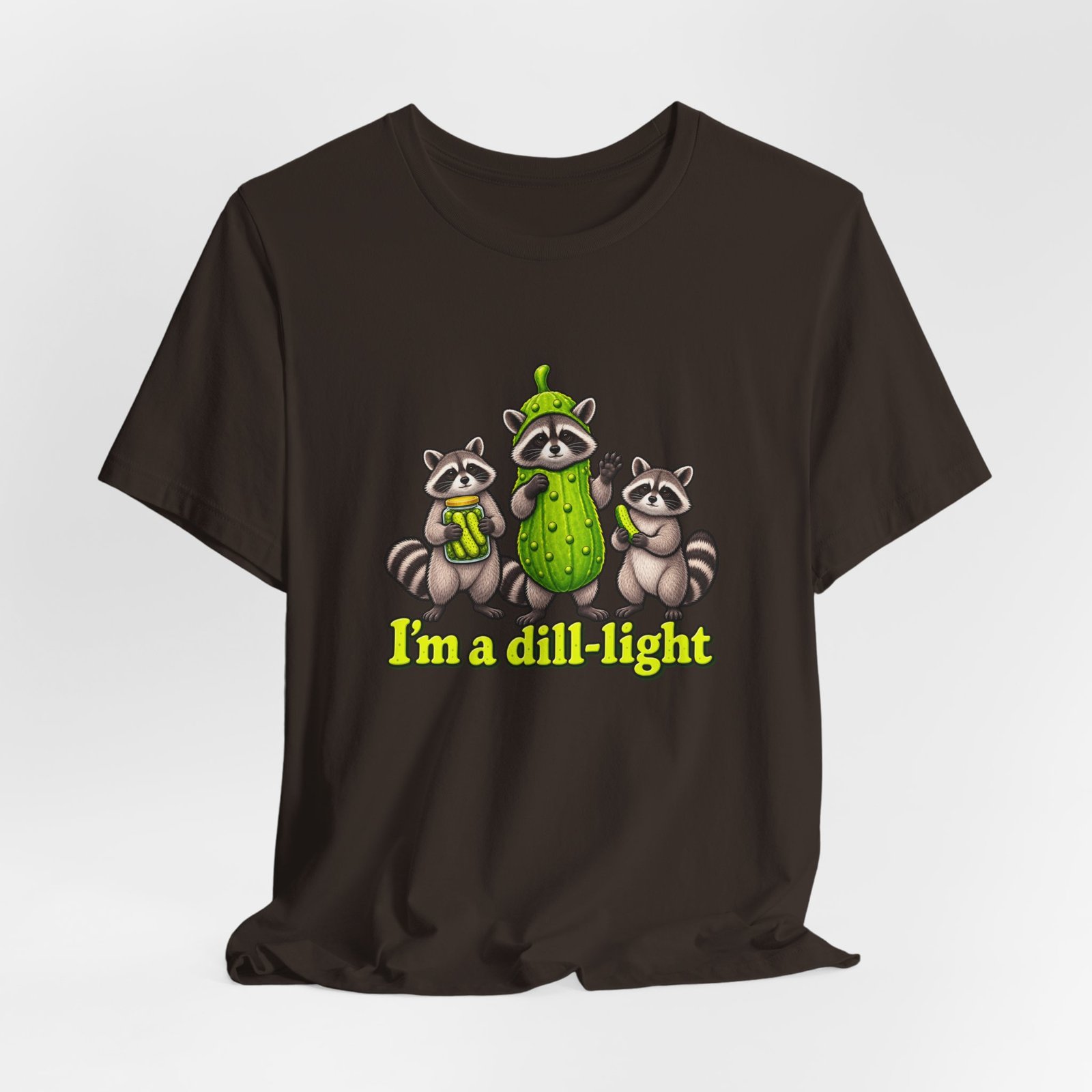 I'm a Dill-Light Raccoon Pickle Pun - Image 12