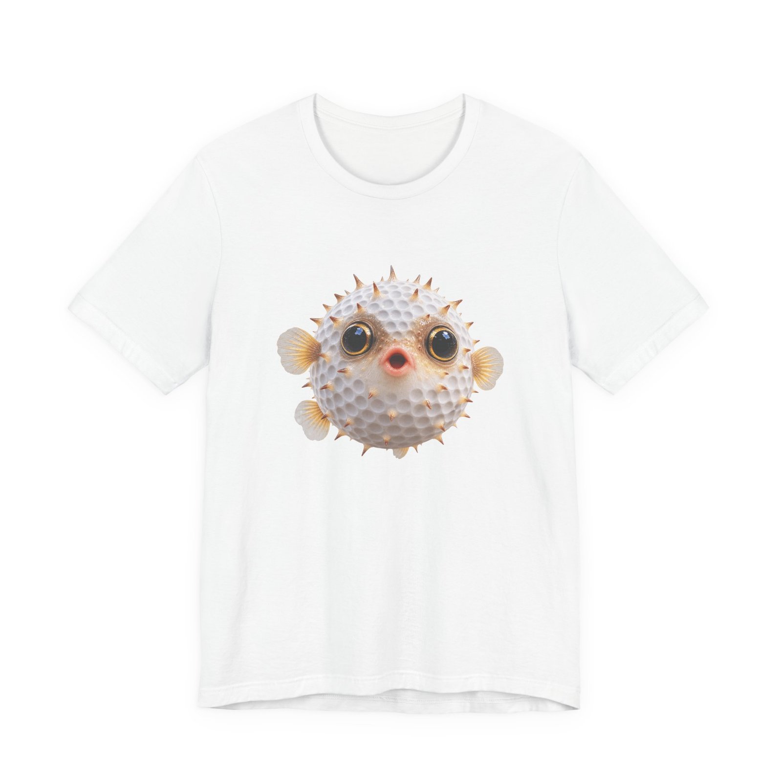 Golf Ball Pufferfish Graphic Tee