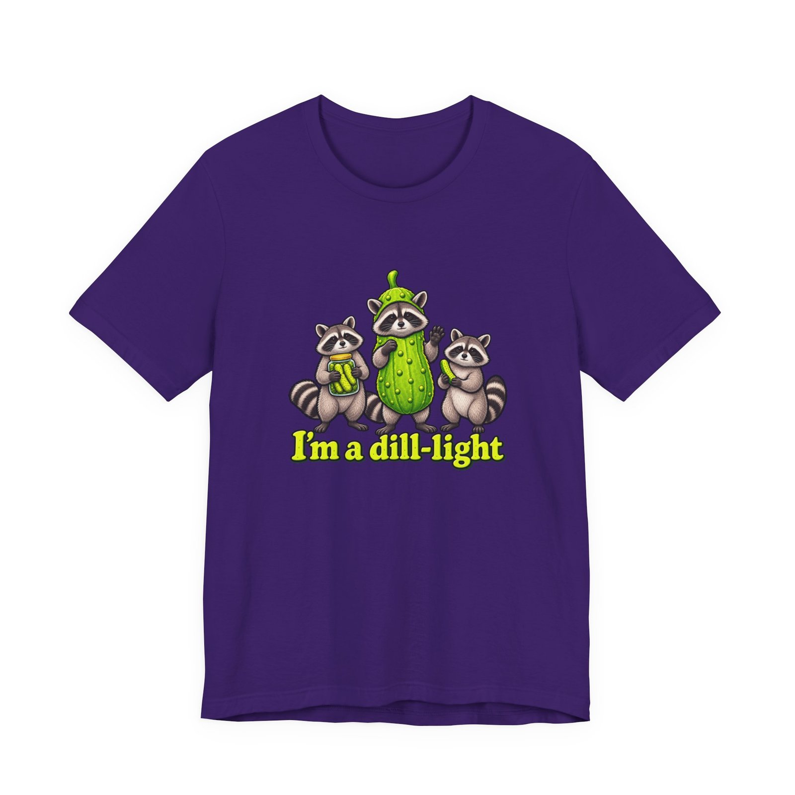 I'm a Dill-Light Raccoon Pickle Pun - Image 37