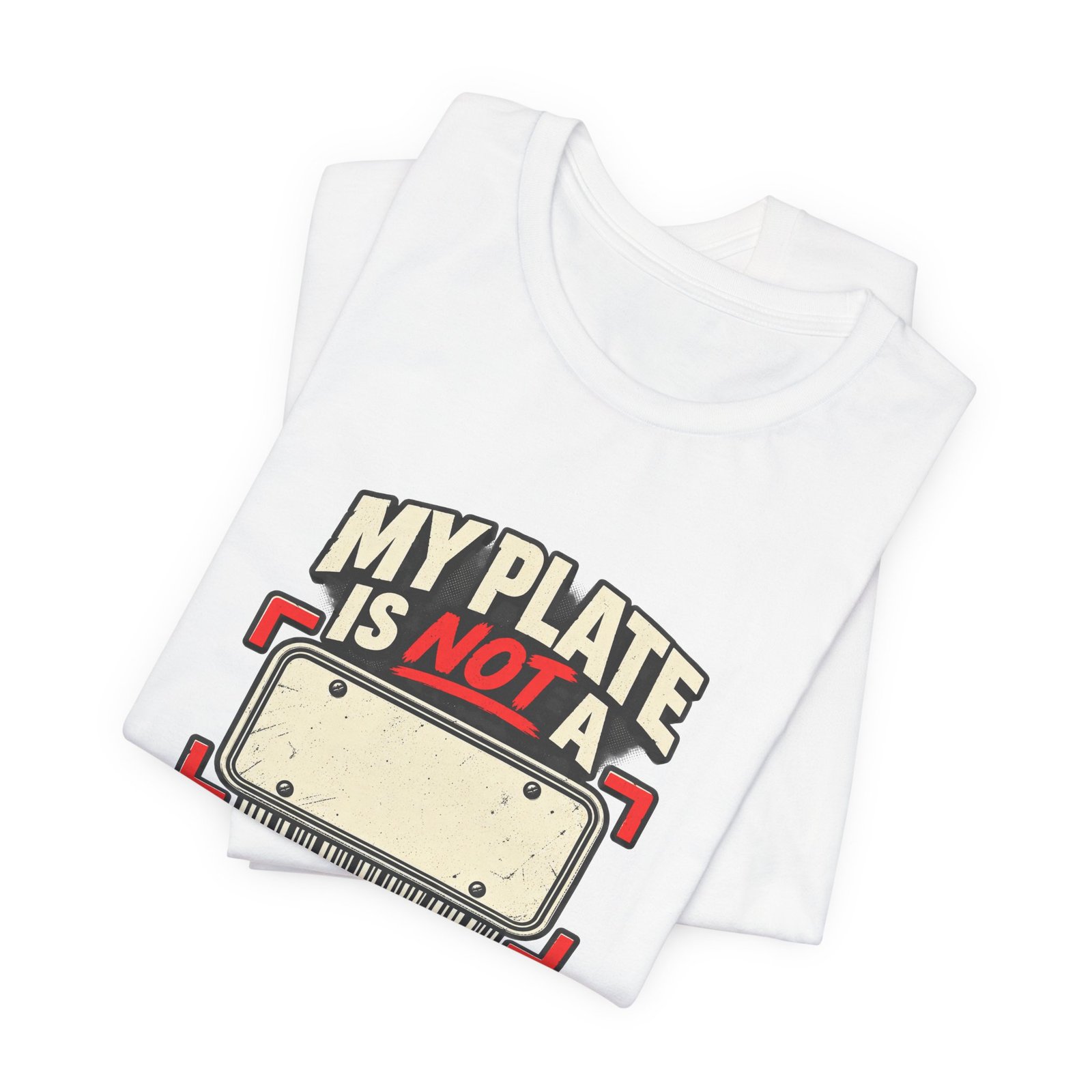 My Plate Is Not A Tracking Number Privacy Graphic - Image 3