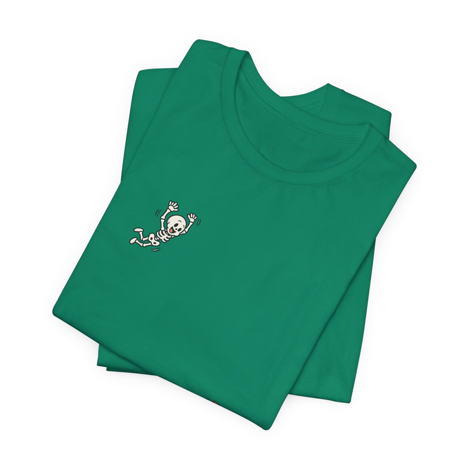Funny Skeleton Jumping Into Coffin Halloween Humor Graphic Tee - Image 15
