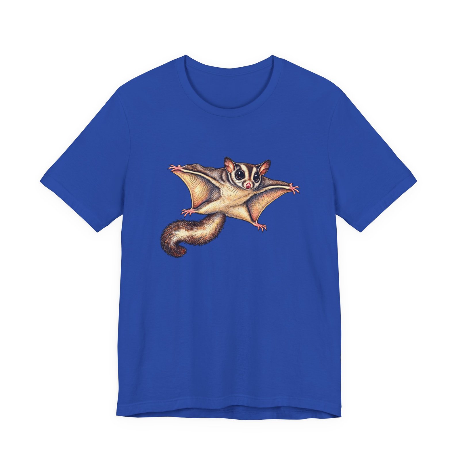 Sugar Glider Mid Glide Squirrel Wildlife Flying Illustration Graphic Tee - Image 29
