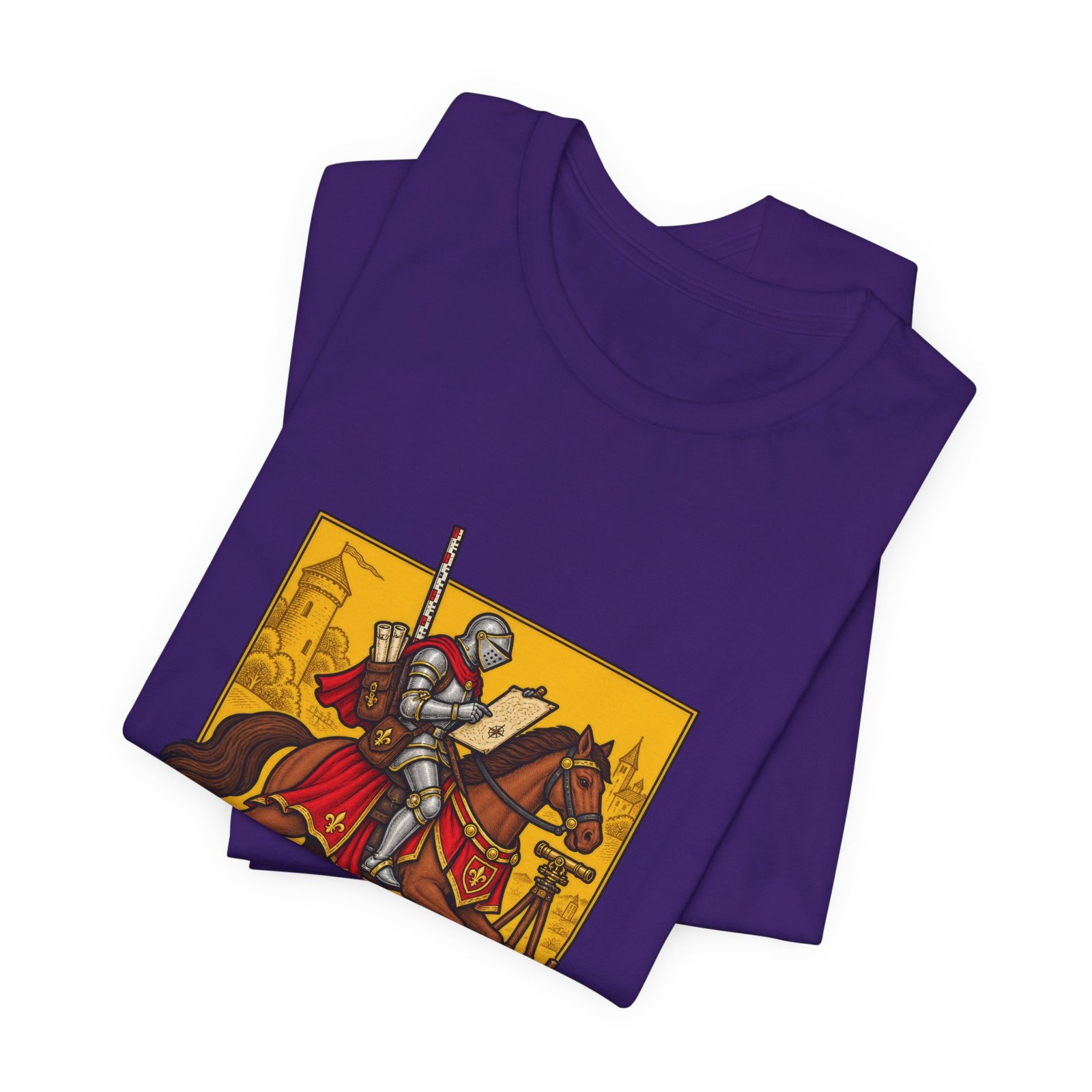 Sir Vey Says Medieval Surveyor Knight Tee - Image 39