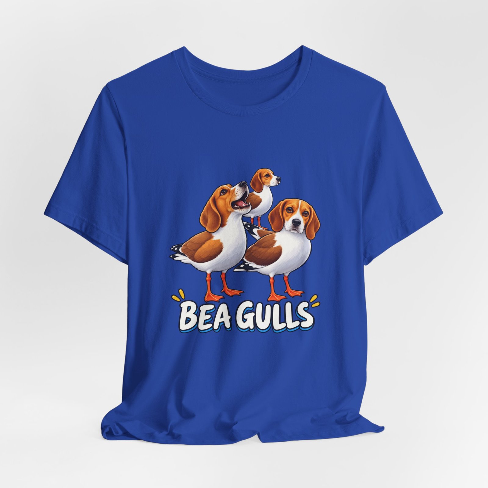 Beagulls Funny Beagle Seagull Pun Hybrid Birds Graphic Tee - Image 32