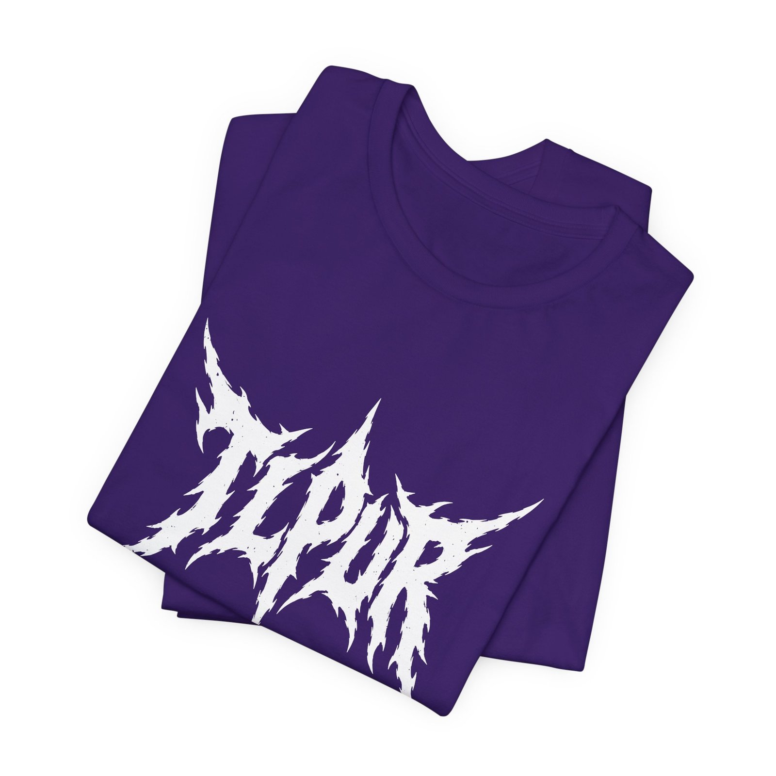 TLPUR Meme Spiked Extreme Music Wordmark Graphic Tee - Image 27