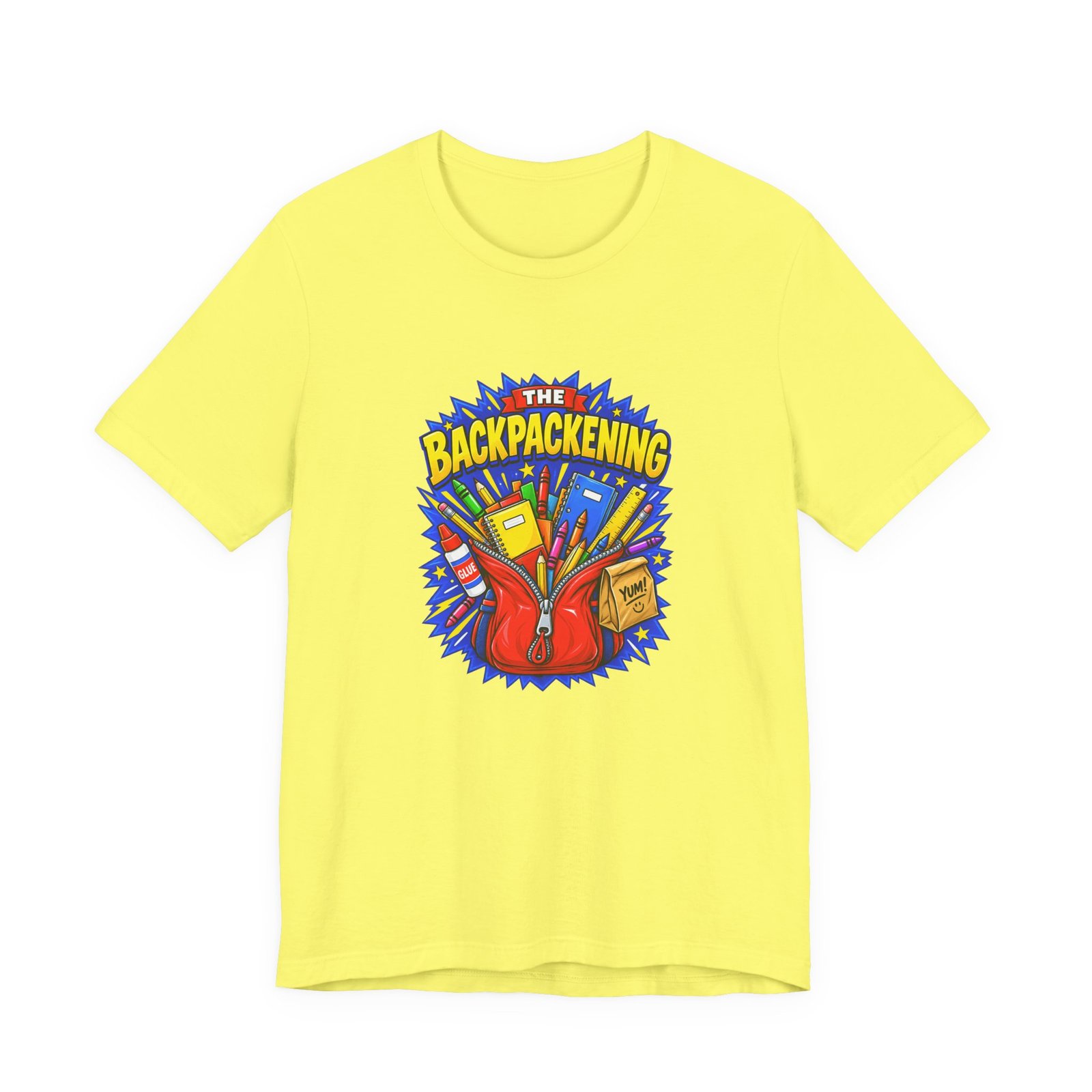 The Backpackening School Supplies Graphic Tee - Image 17