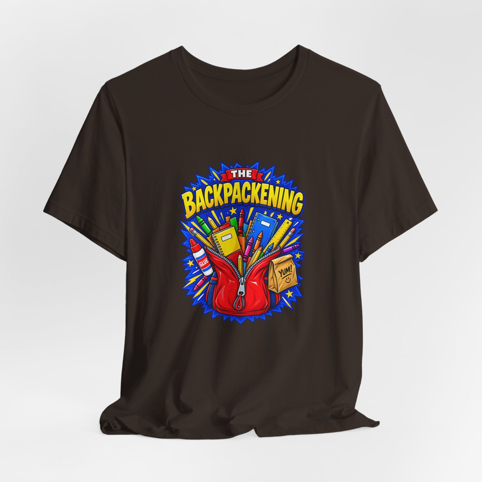 The Backpackening School Supplies Graphic Tee - Image 12