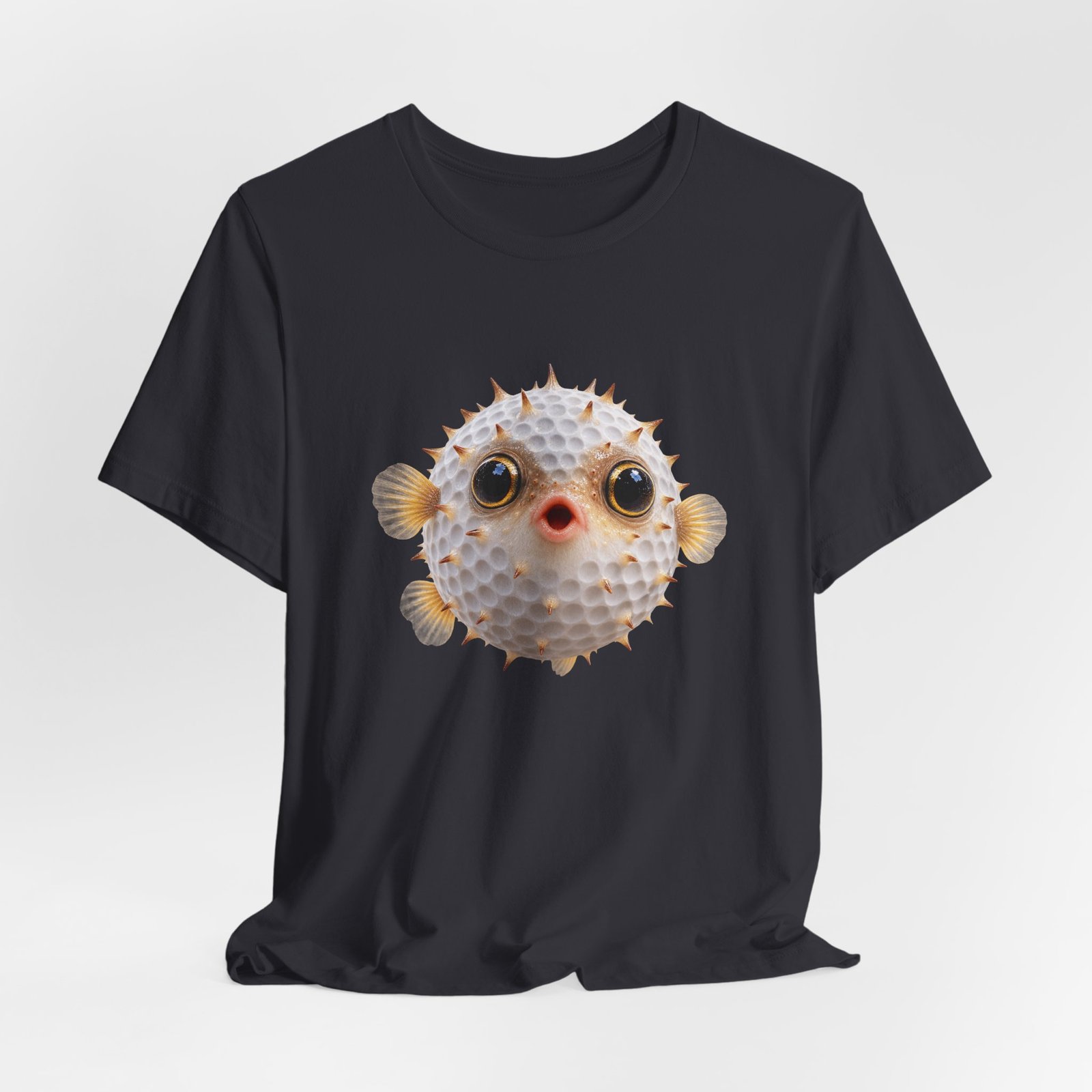 Golf Ball Pufferfish Graphic Tee - Image 24