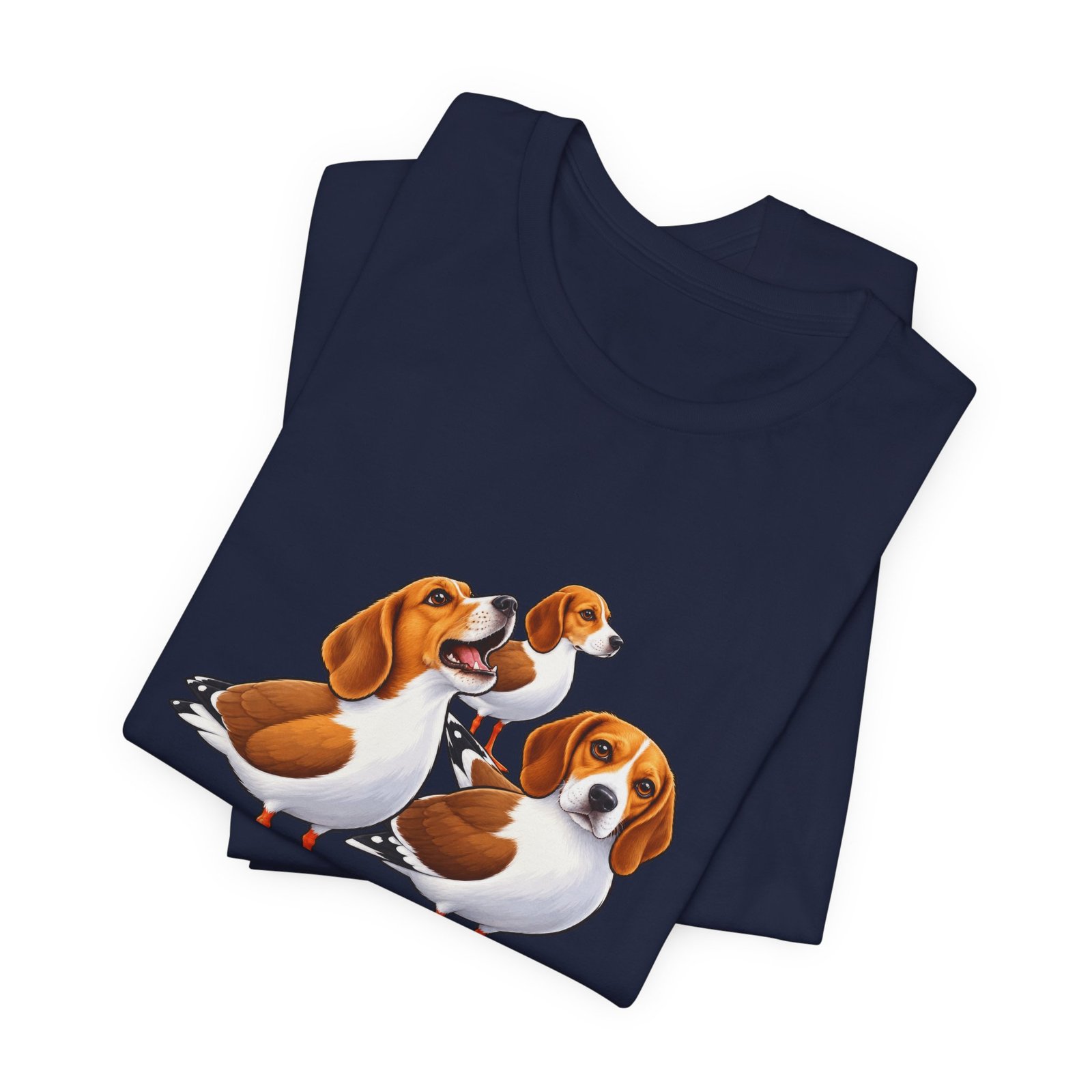 Beagulls Funny Beagle Seagull Pun Hybrid Birds Graphic Tee - Image 35