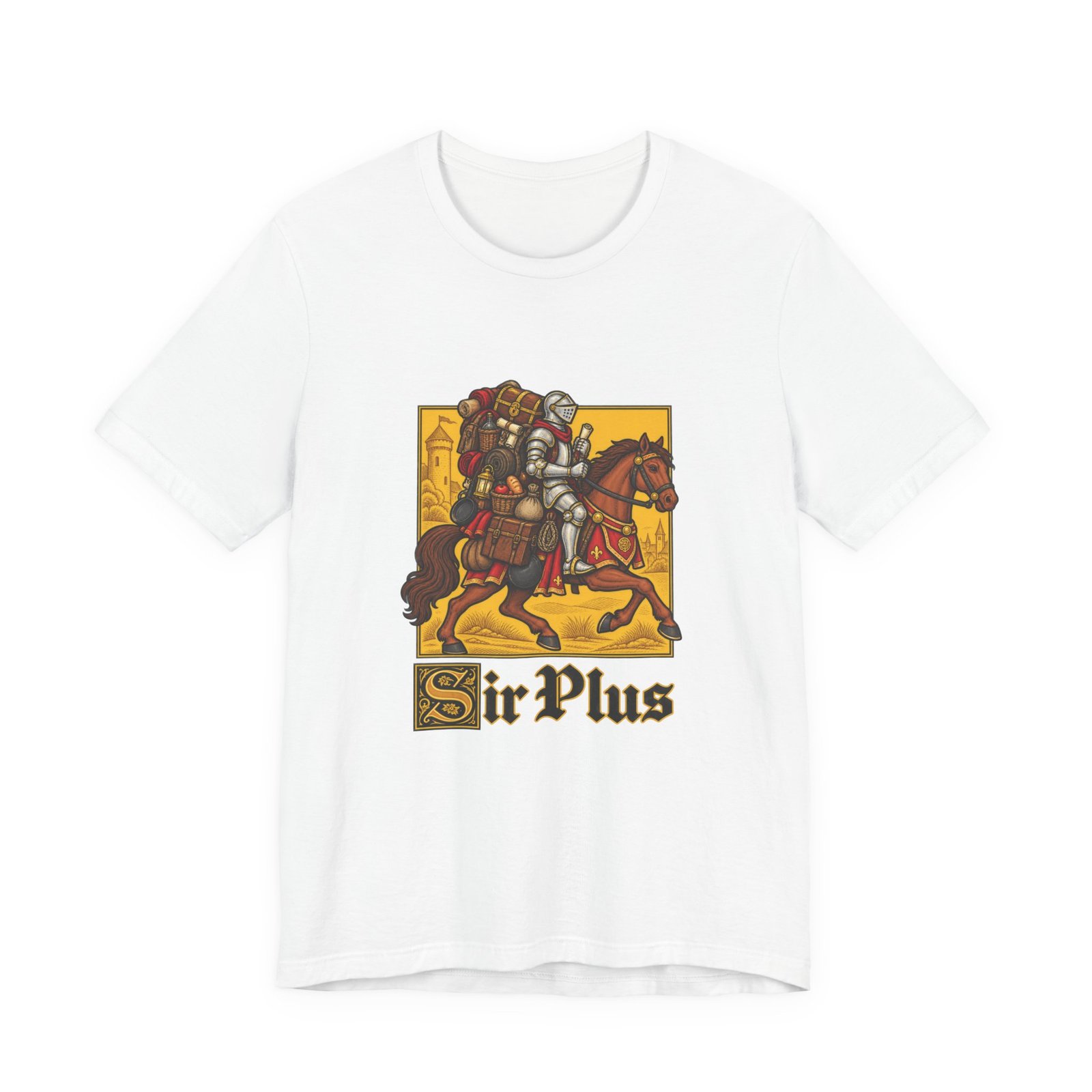 Surplus Knight Medieval Pun Graphic