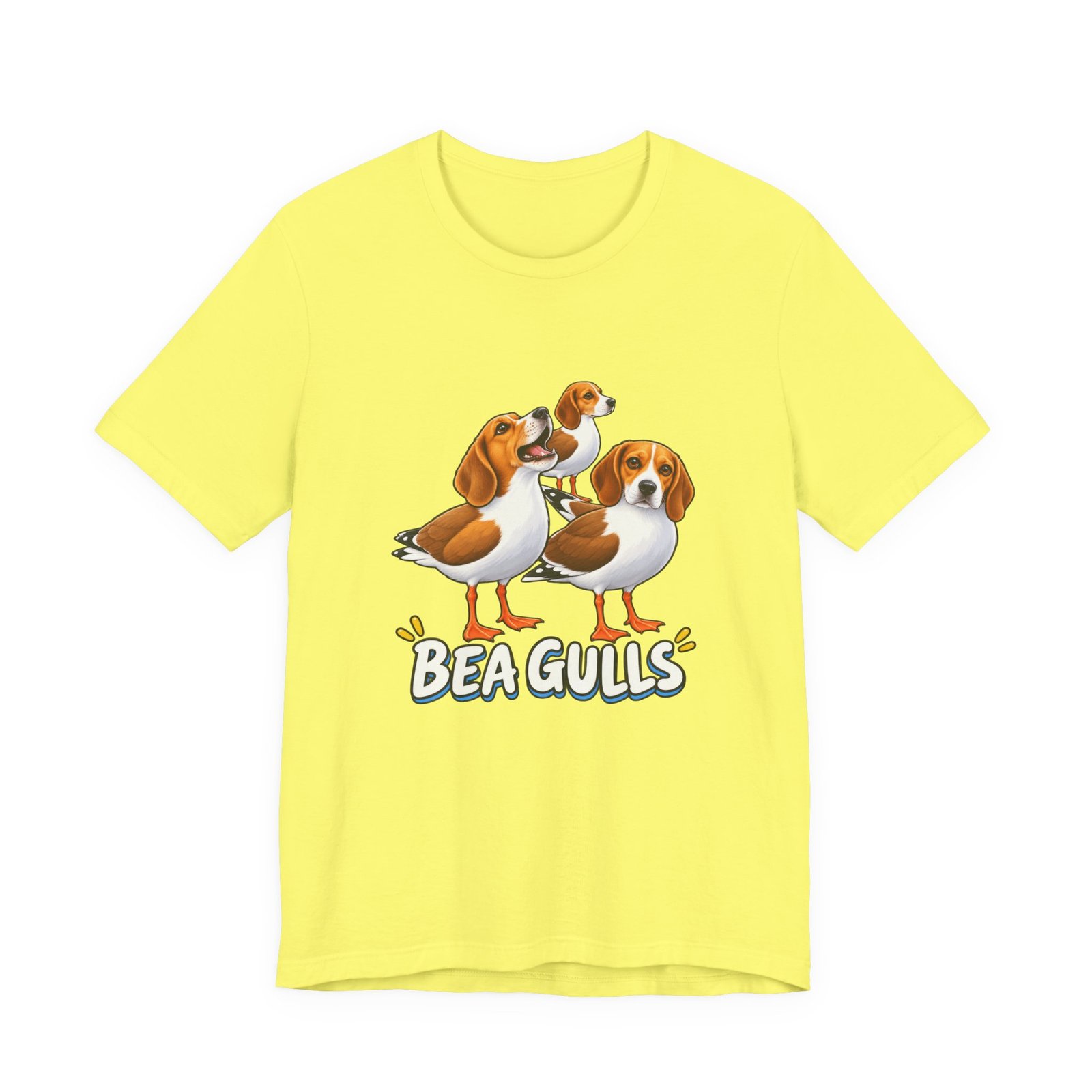 Beagulls Funny Beagle Seagull Pun Hybrid Birds Graphic Tee - Image 17