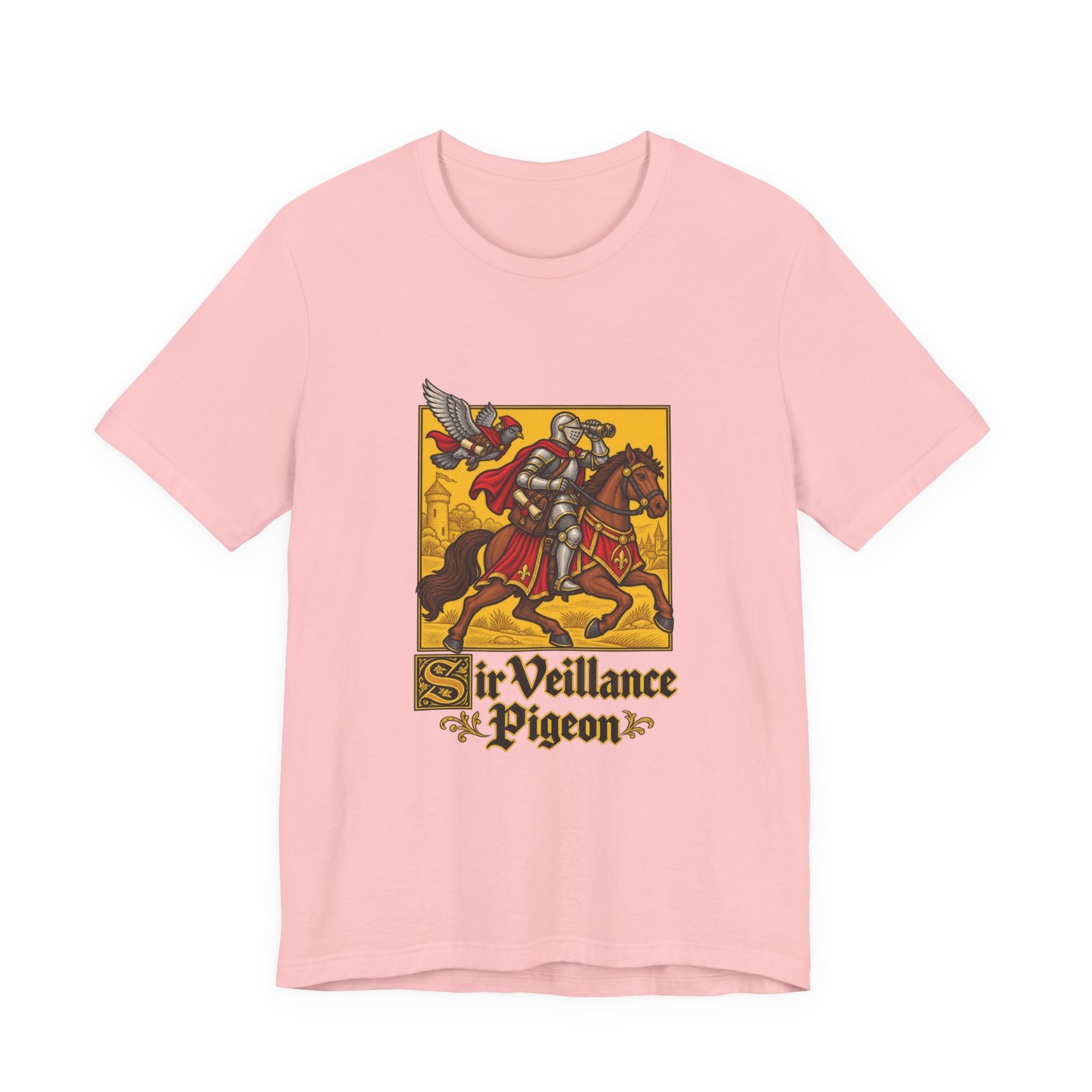 Sir Veillance Pigeon Medieval Knight Binoculars Design - Image 41