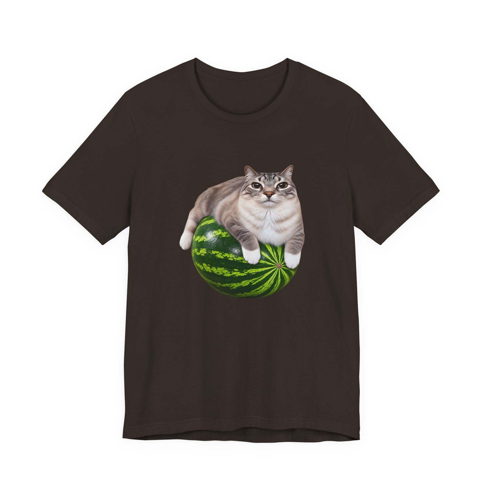 Cat On Watermelon Meme Graphic Tee
