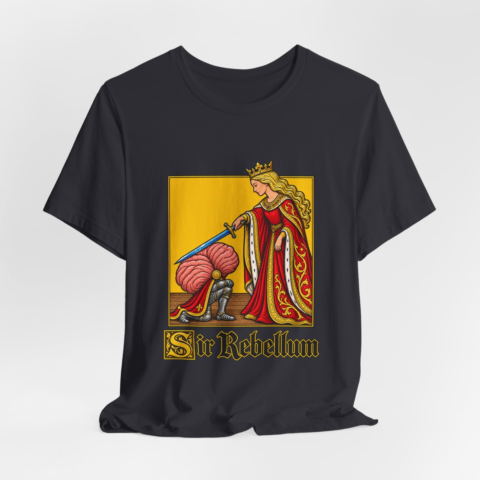 Medieval Cerebellum Knight Anatomy Pun Tee - Image 24