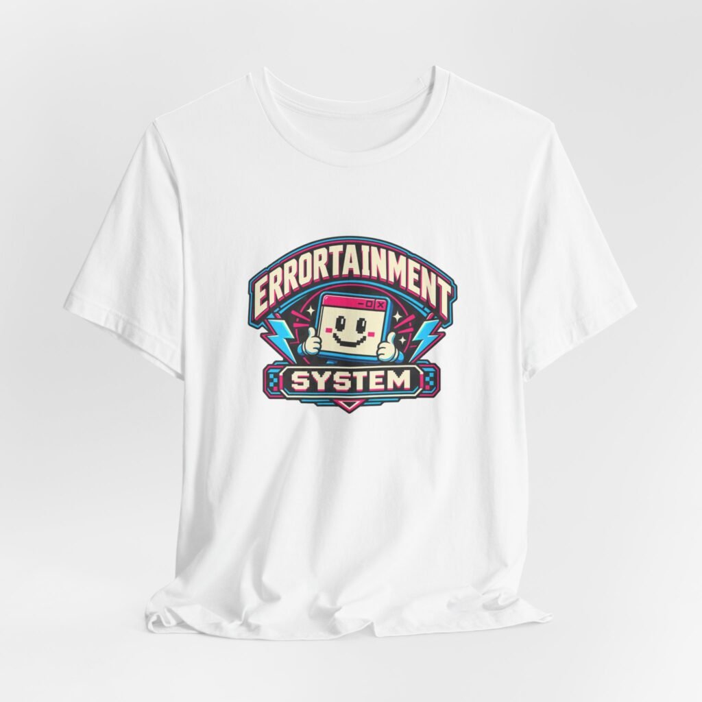 ERRORTAINMENT SYSTEM Retro Computer Arcade Mascot