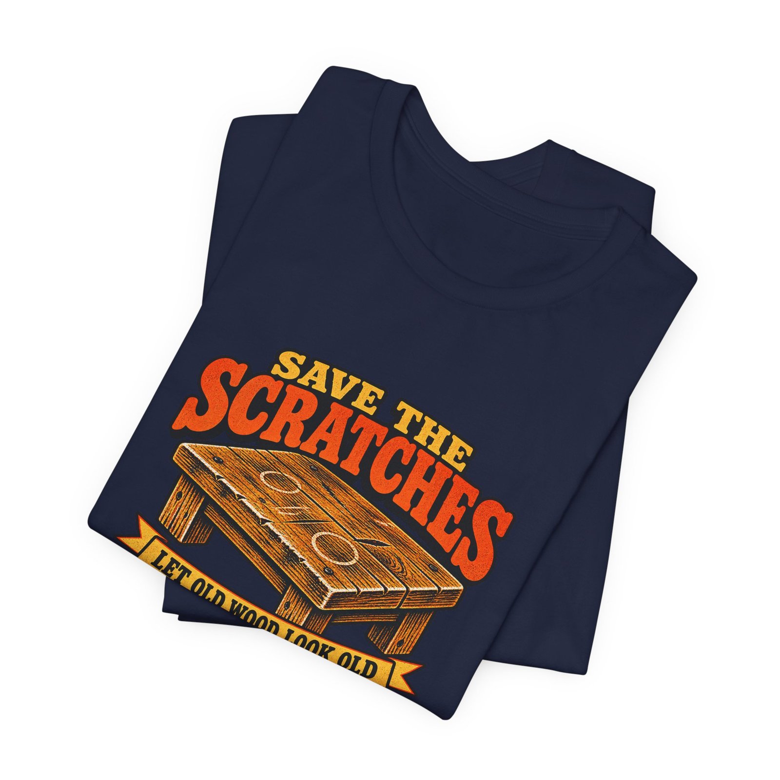 Save the Scratches Cornhole Board Patina Humor - Image 35
