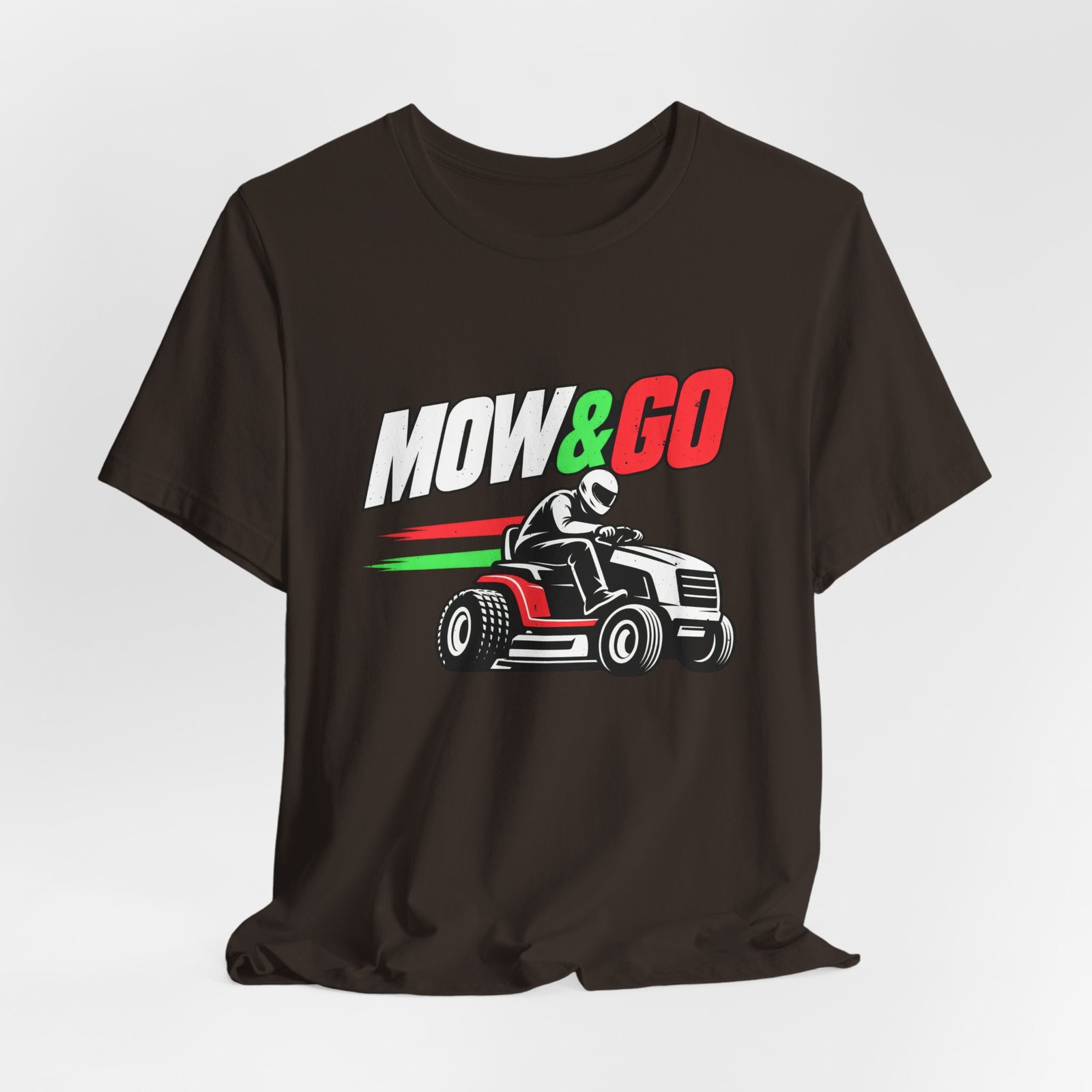 MOW & GO Lawn Mower Racing Dad Jokes Graphic Tee - Image 12