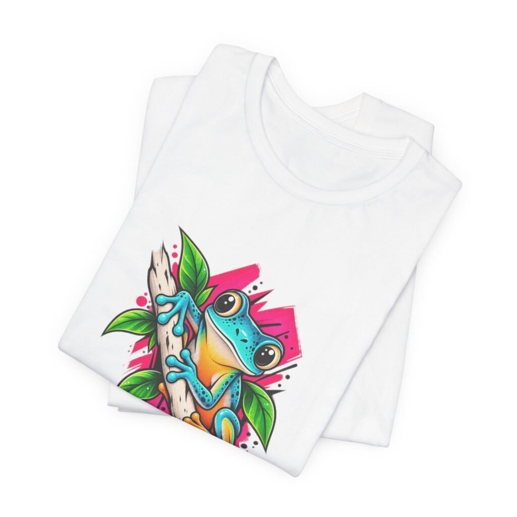 Frog Tropical Art Illustration Graphic Tee