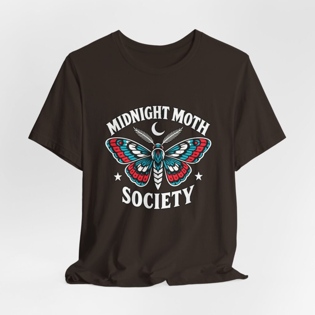 Midnight Moth Society Nocturnal Emblem Graphic Tee