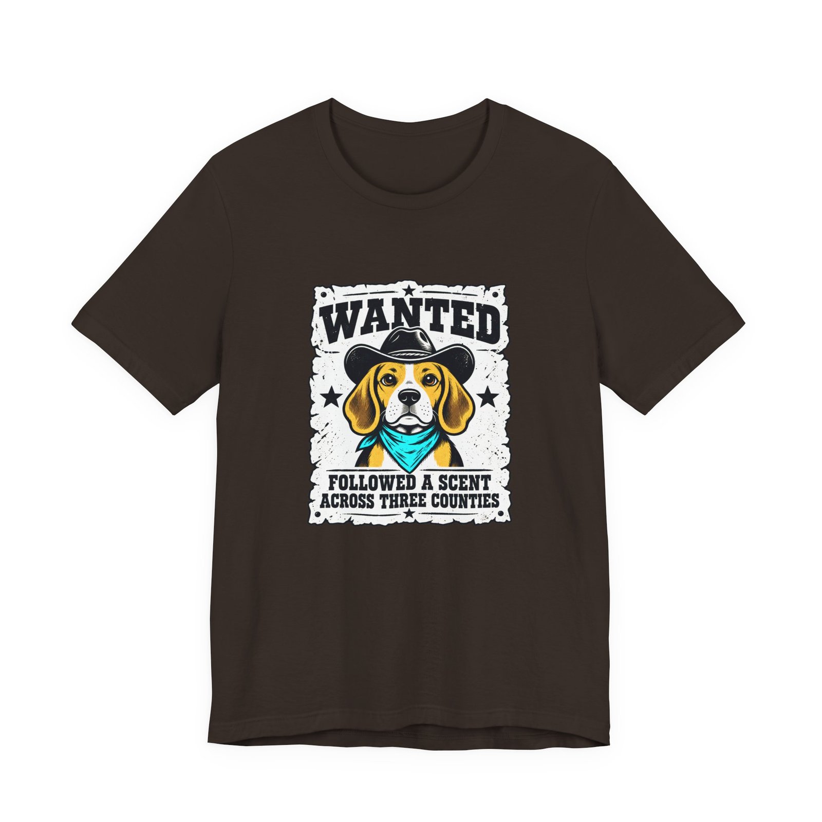 Wanted Beagle Dog Followed A Scent Across Three Counties Graphic Tee - Image 9