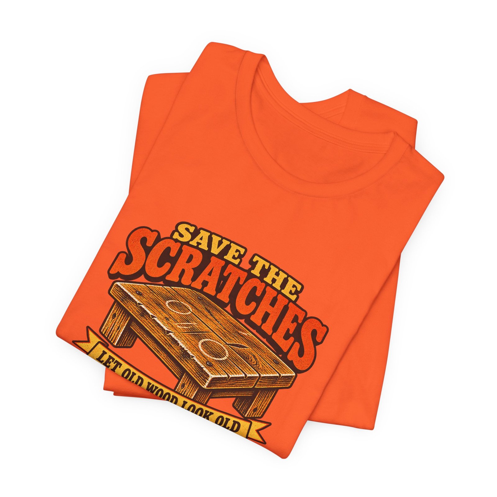 Save the Scratches Cornhole Board Patina Humor - Image 7