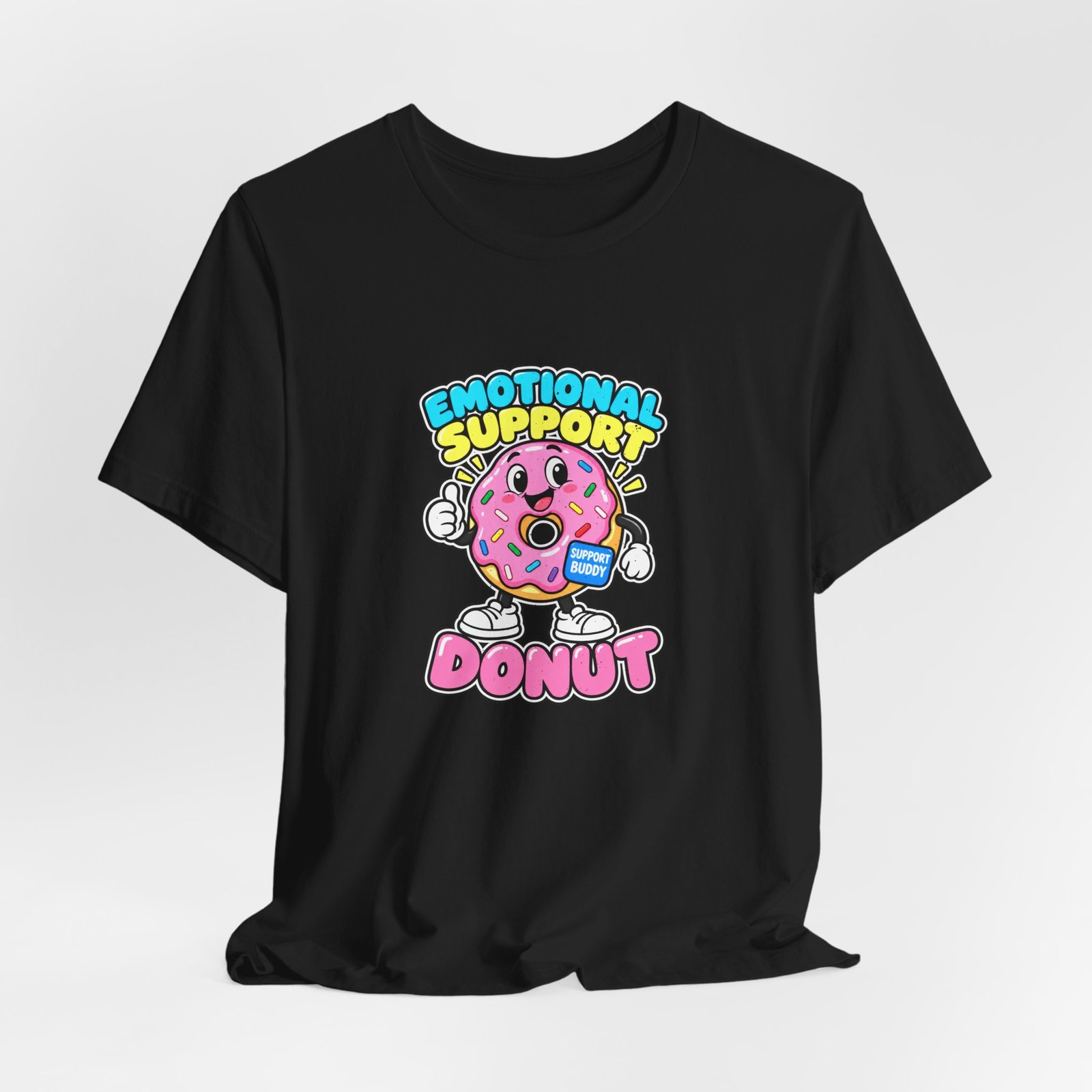 Emotional Support Donut Support Buddy Graphic Tee - Image 8