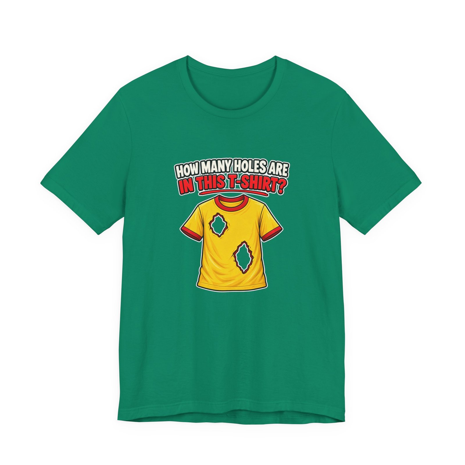 How Many Holes Are In This T-Shirt? Visual Riddle - Image 25