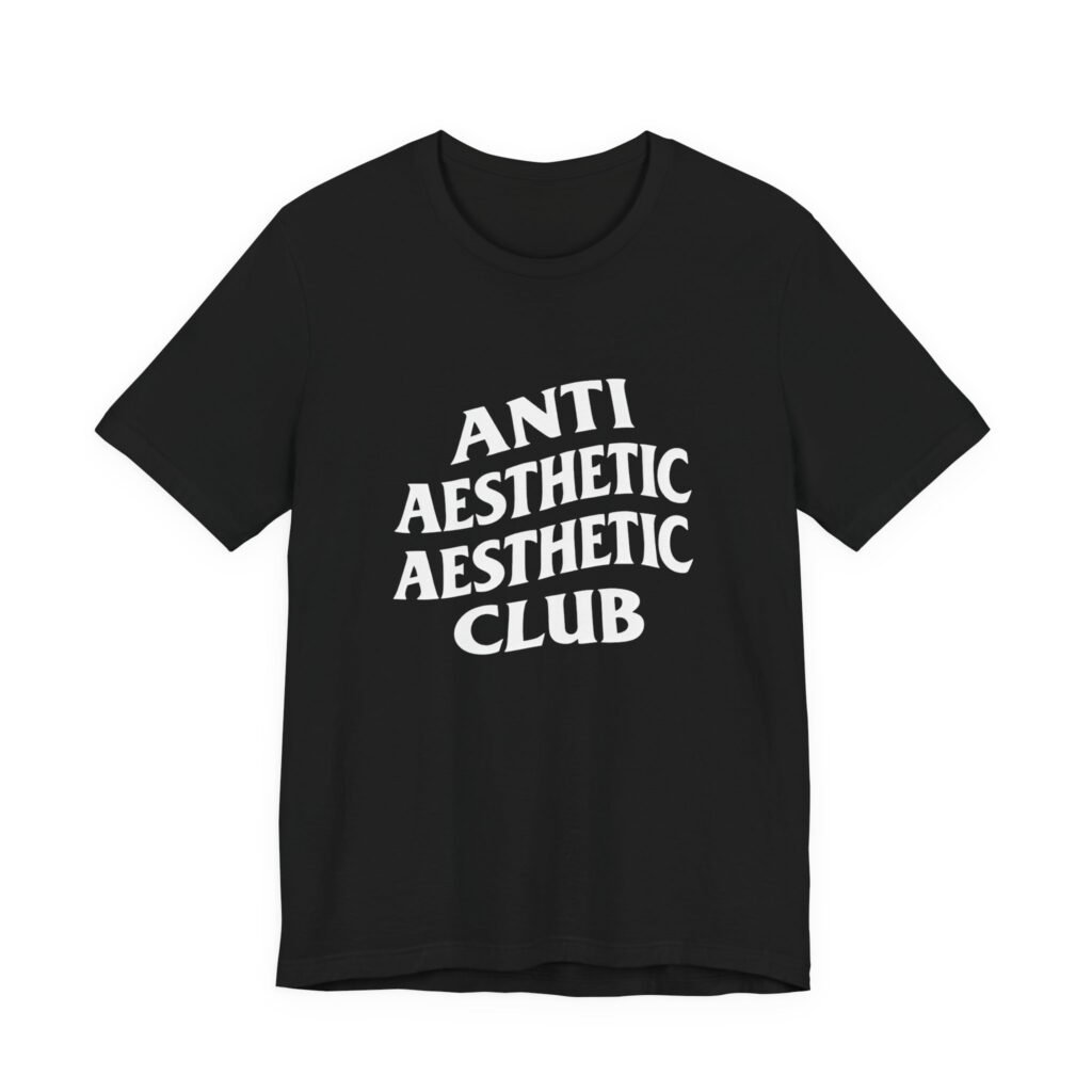 Anti Aesthetic Aesthetic Club Serif Lettering