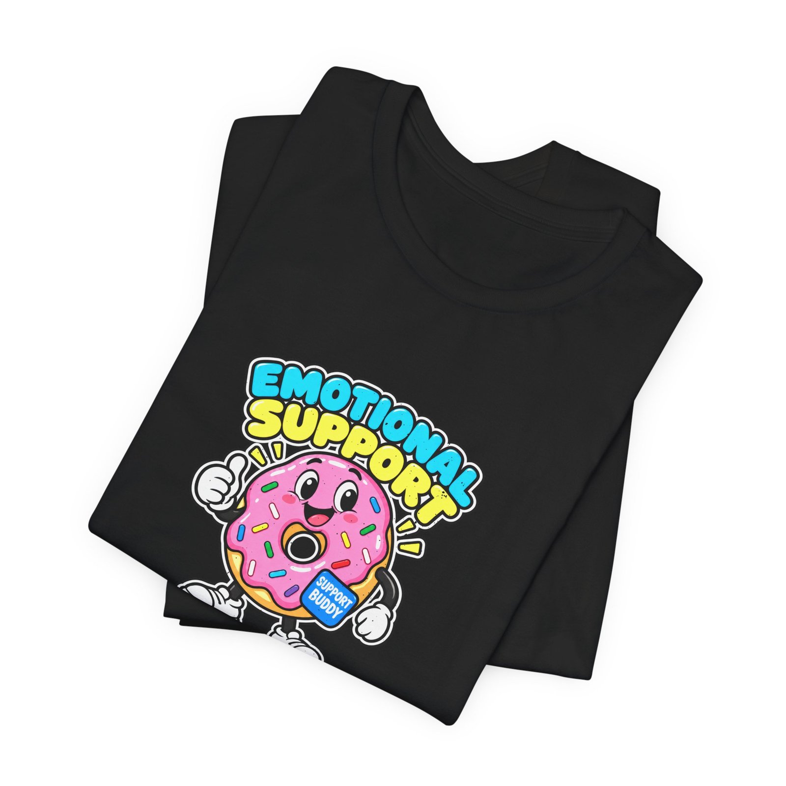 Emotional Support Donut Support Buddy Graphic Tee - Image 7