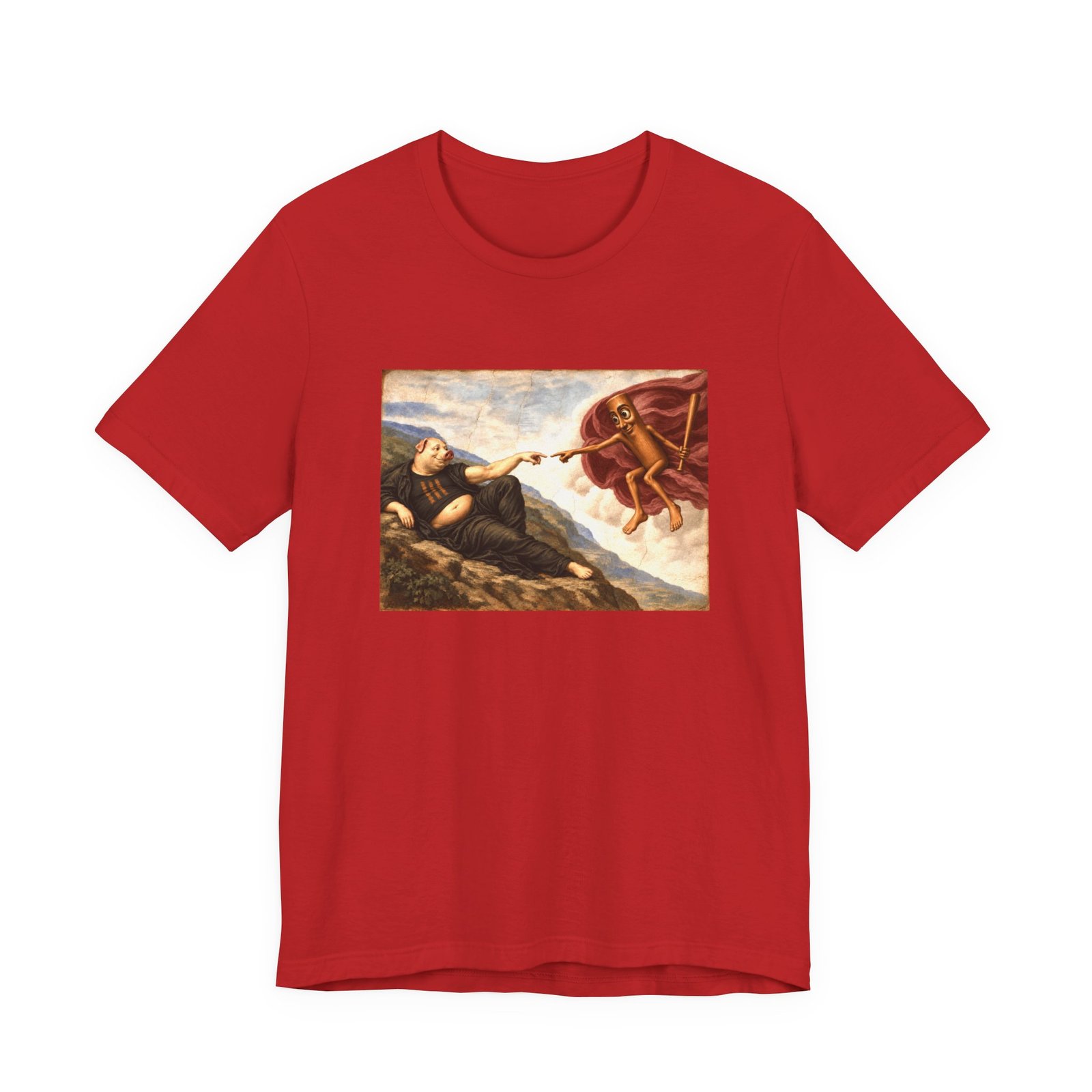 Funny John Pork Tung Tung Tung Sahur Brainrot Meme Graphic Tee - Image 29