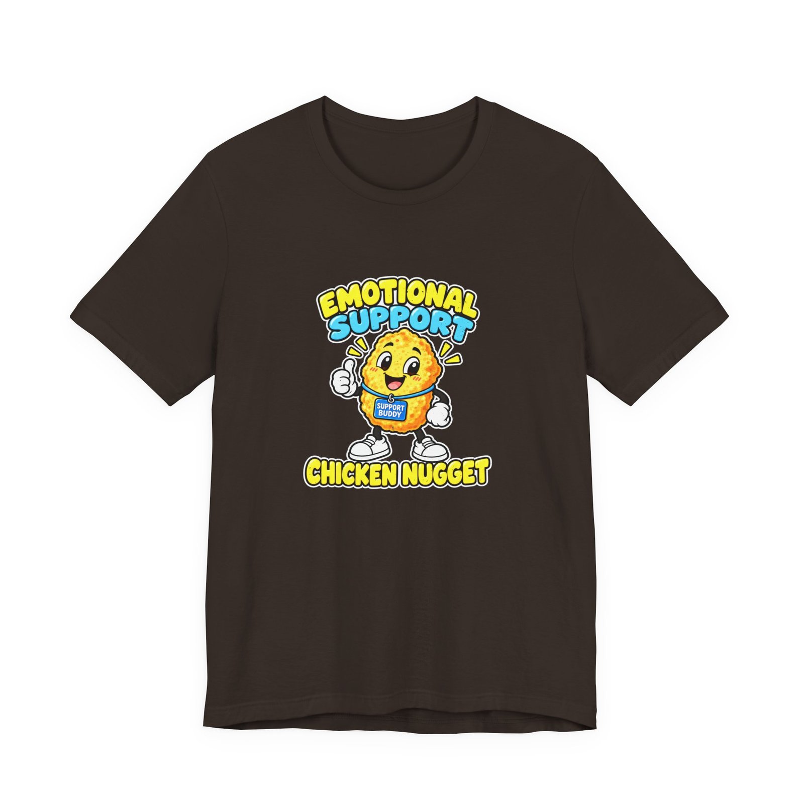Emotional Support Chicken Nugget Graphic Tee - Image 9