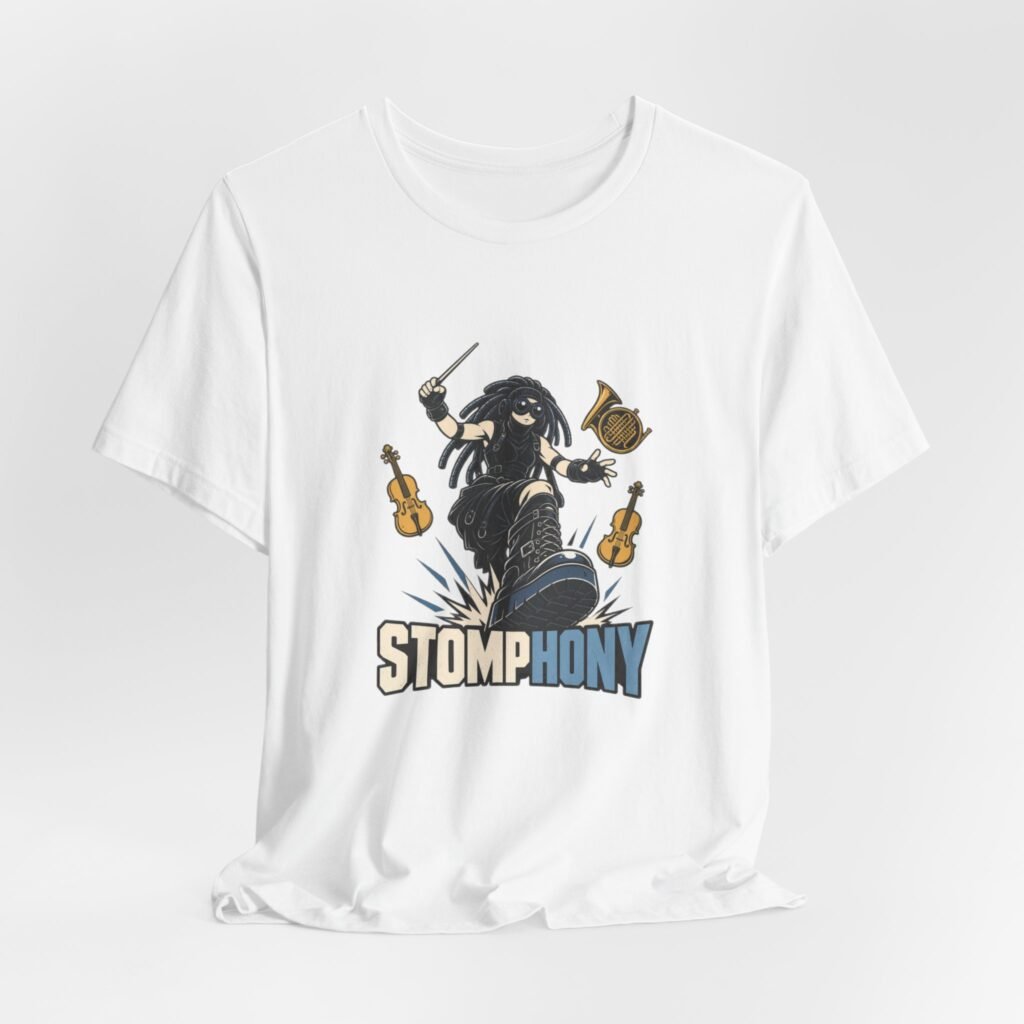 STOMPHONY Cyberpunk Conductor Cybergoth Dance Graphic Tee