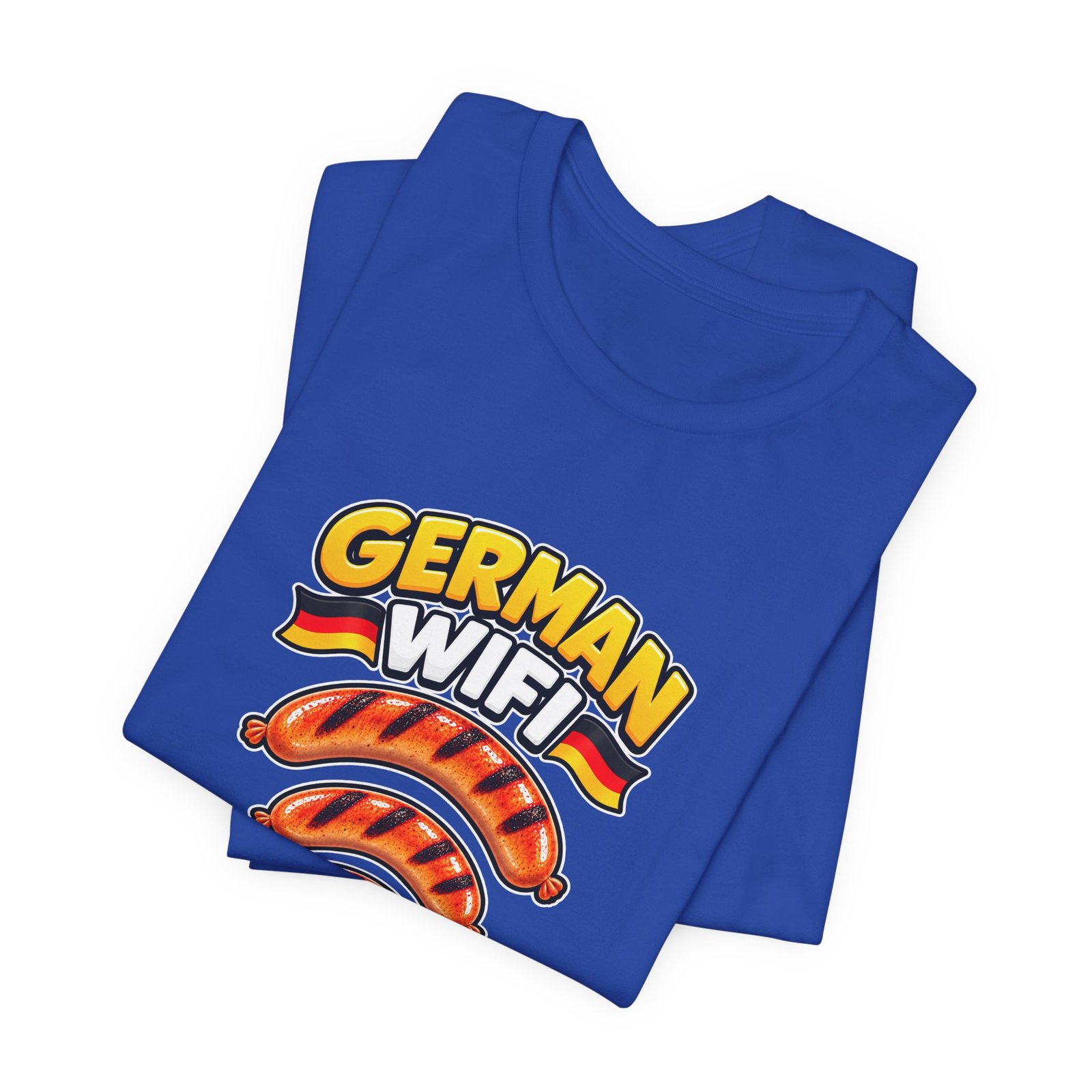 German WiFi Is The Wurst Sausage Pun Graphic Tee - Image 31